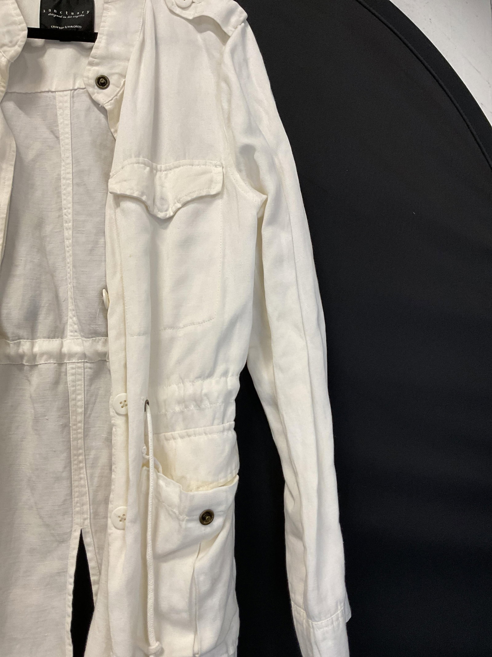 Sanctuary White Buttoned Jacket - 4
