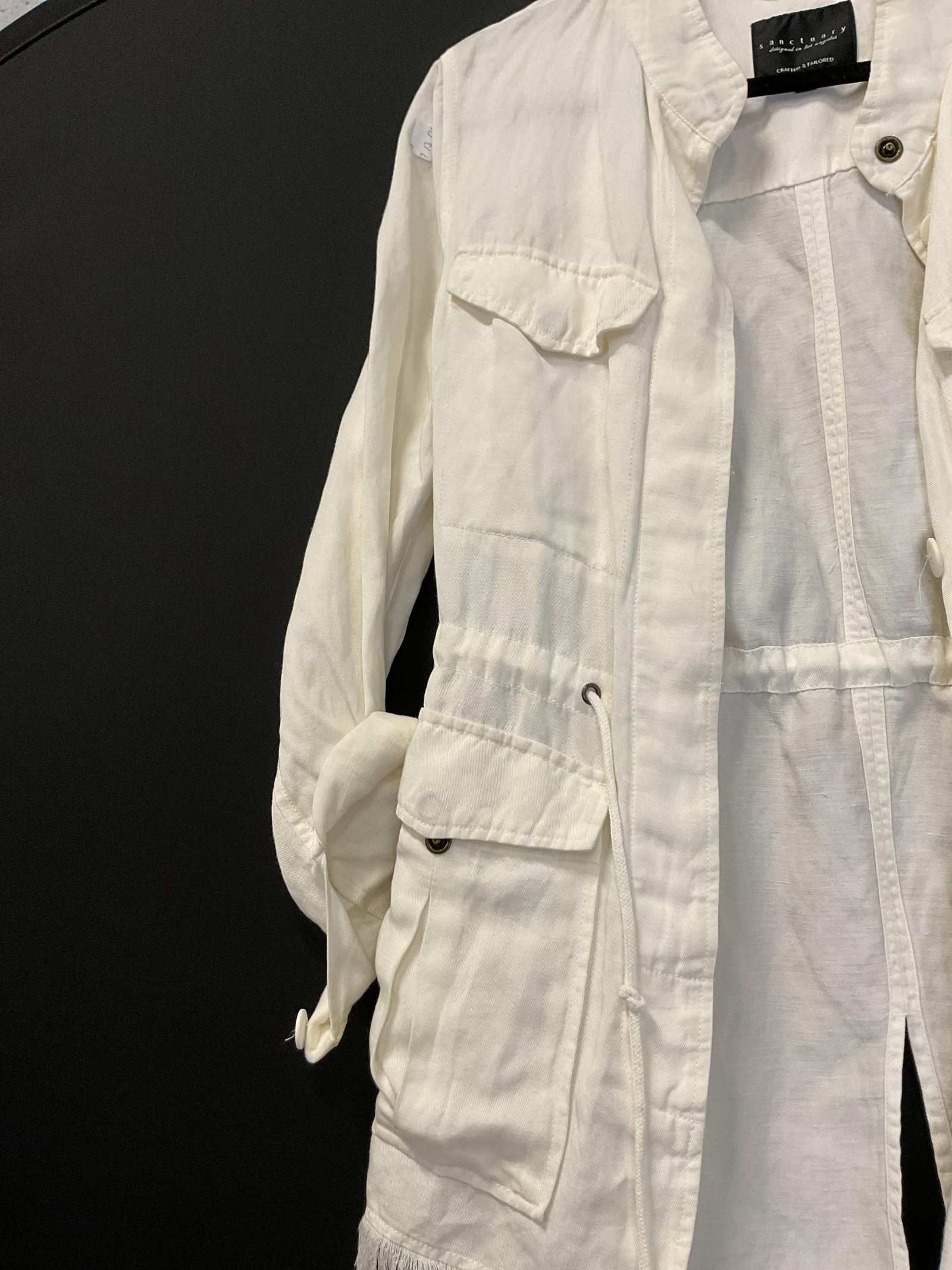 Sanctuary White Buttoned Jacket - 5