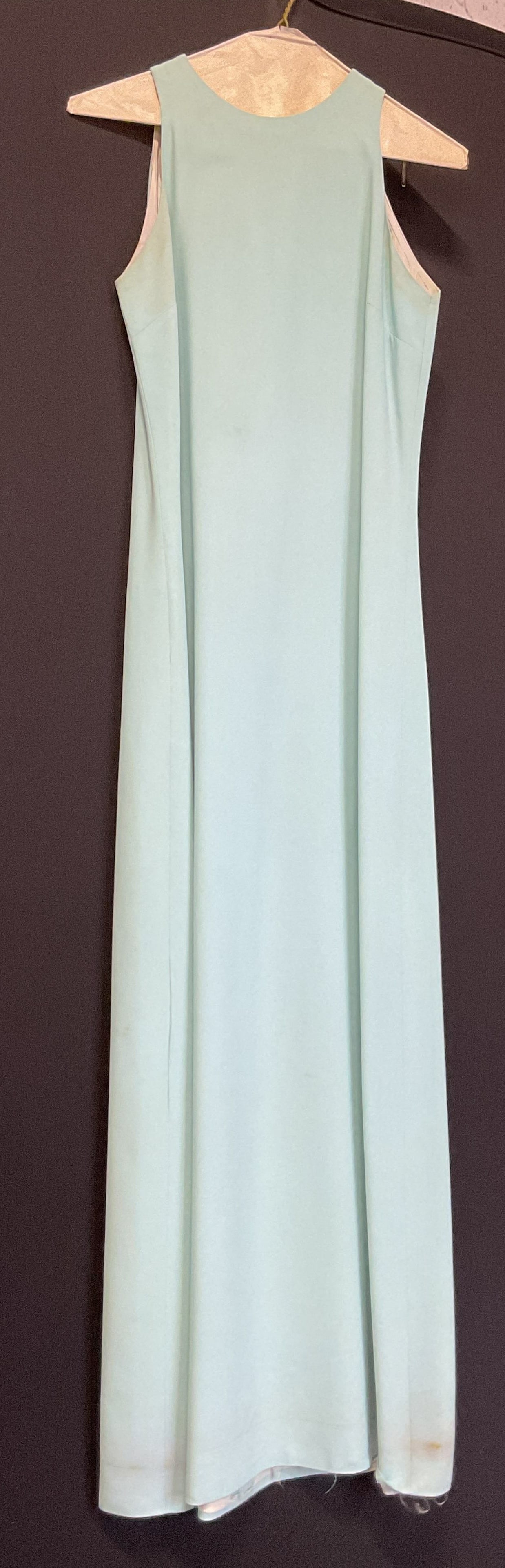 Vintage Blue Formal Dress (1 of 9)