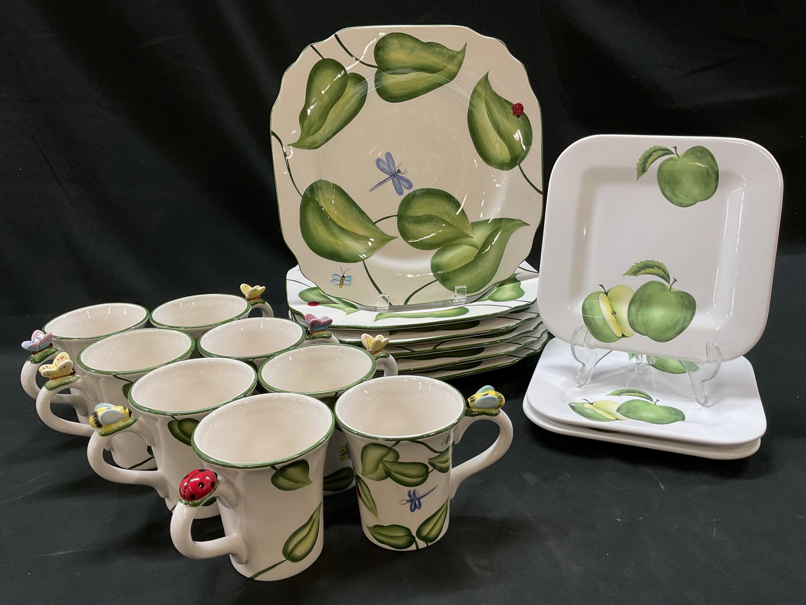 Vtg Mxd Lt17 Ceramic Dinnerware, USA + ITALY (1 of 11)