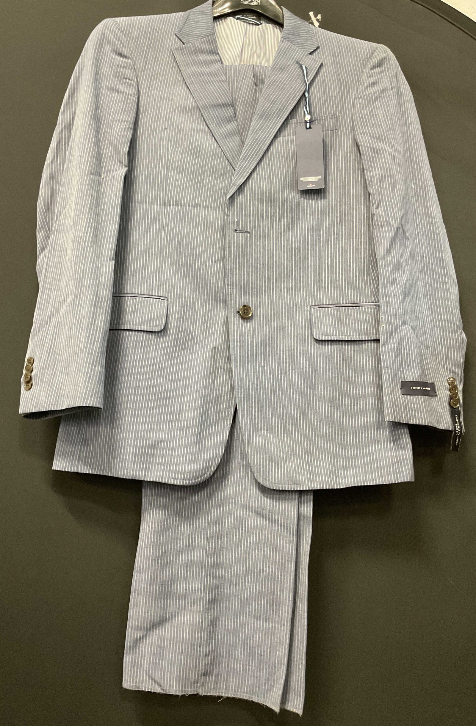 Tommy Hilfiger NWT Blue Pinstripe Suit (1 of 6)