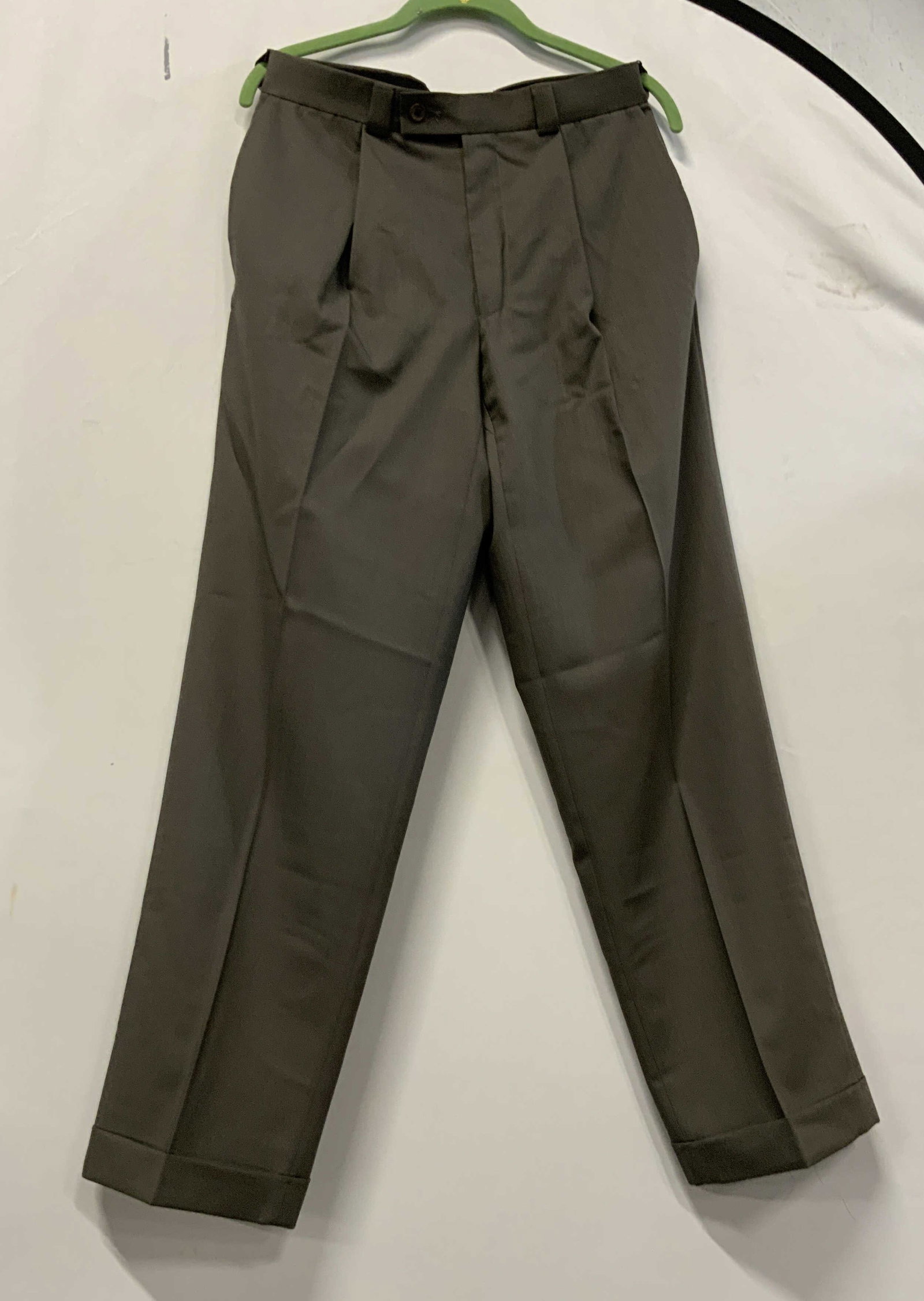 Calvin Klein grey cuffed suit pants. NWT (1 of 8)