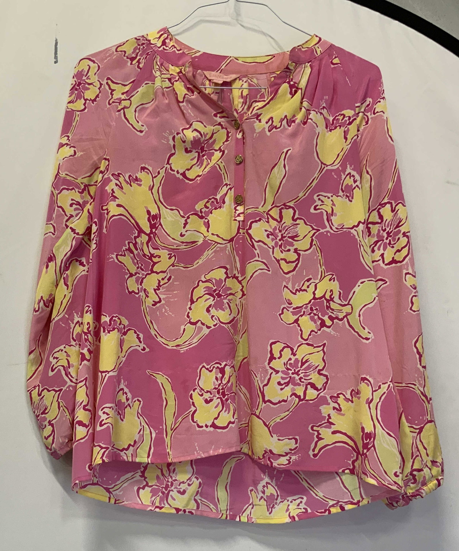 Lilly Pulitzer silk floral top (1 of 7)