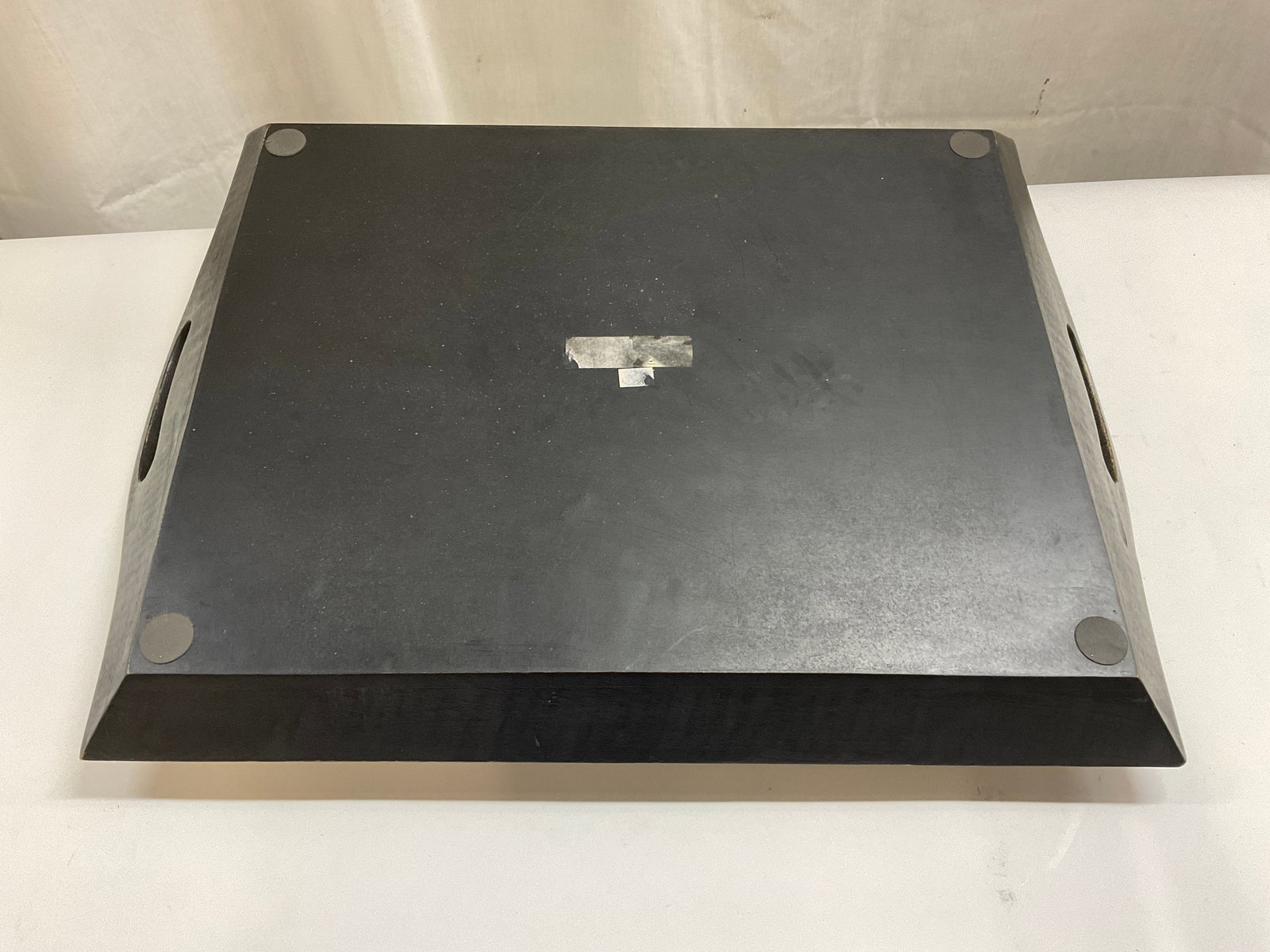 Rustic Gilt Leaf Patterned Wooden Tray - 5