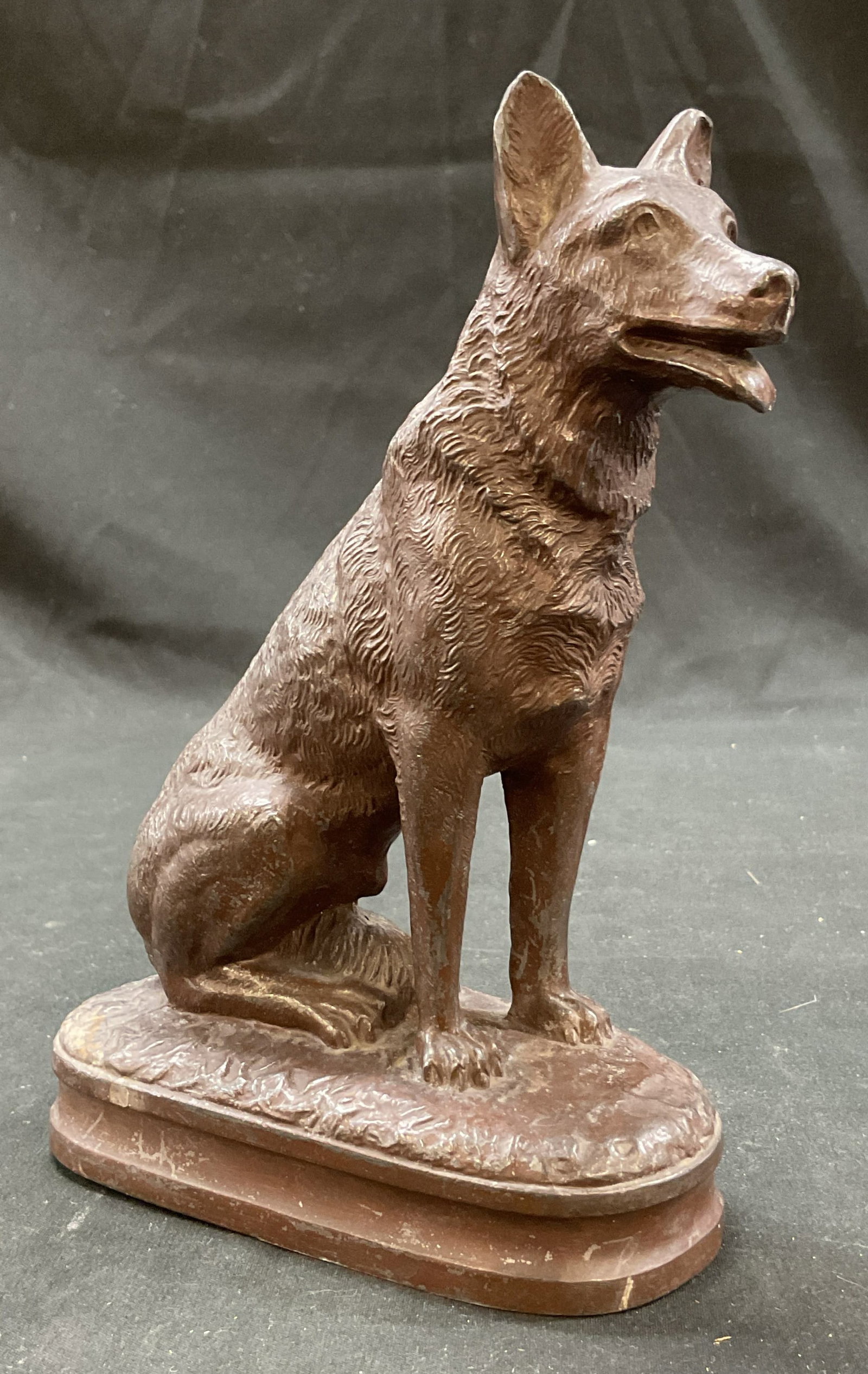 Vintage Cast Metal German Shepherd Figure (1 of 8)