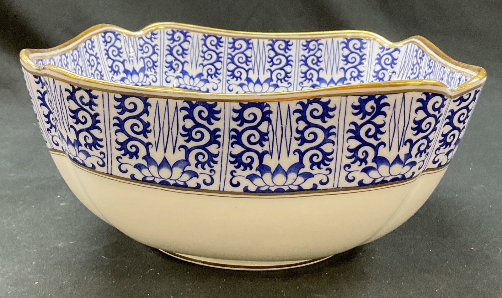 Vintage Blue & White Porcelain Bowl (1 of 7)
