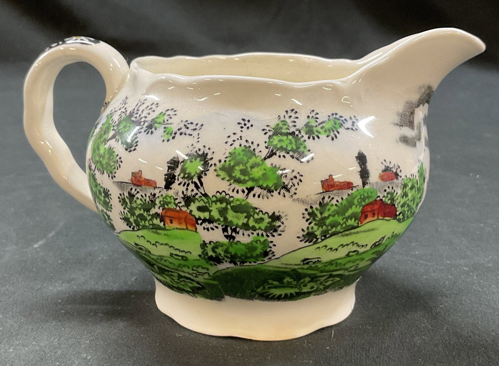 W.R. Midwinter Landscape Ceramic Creamer England (1 of 9)