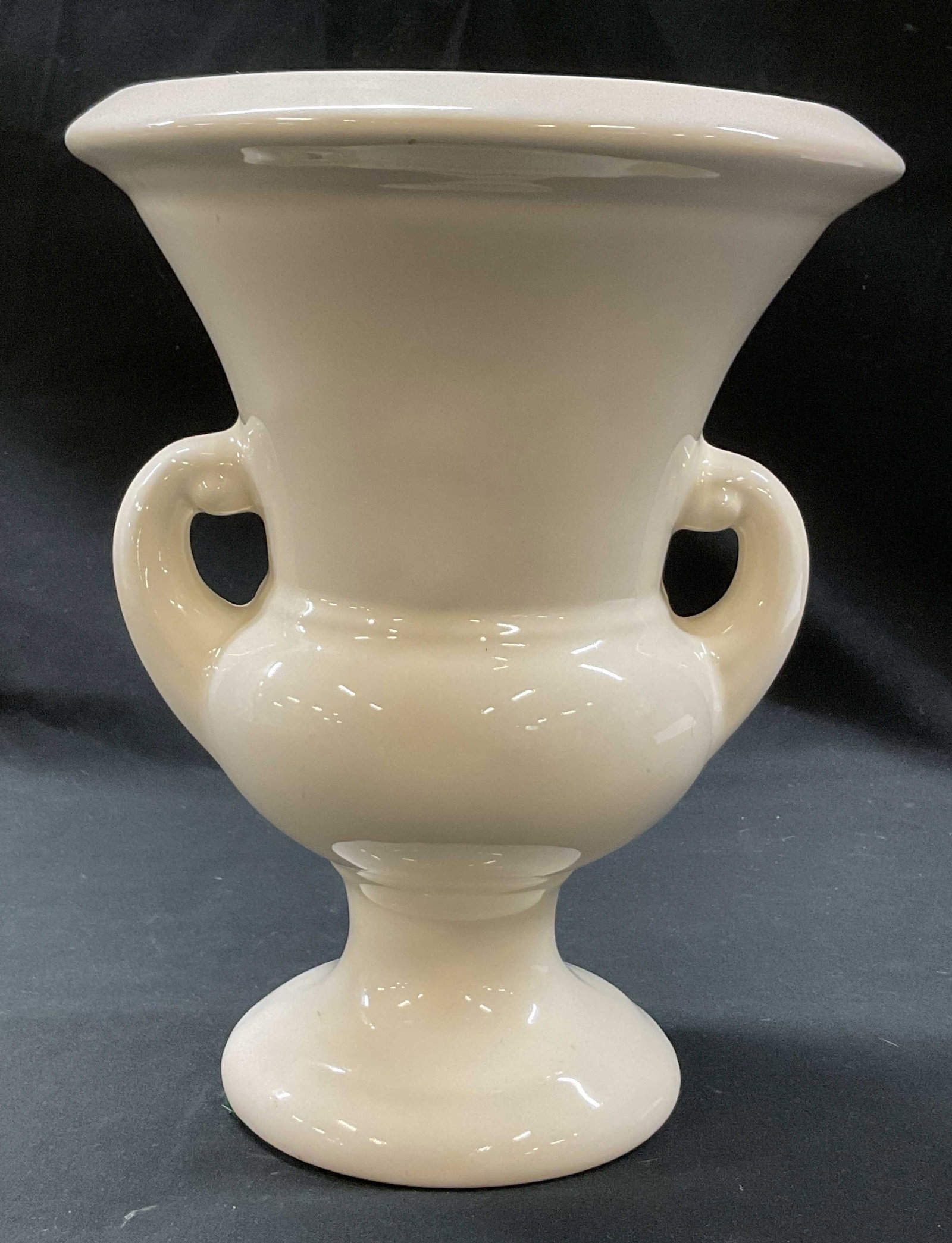 Haeger White Glazed Pottery Urn Vase (1 of 7)