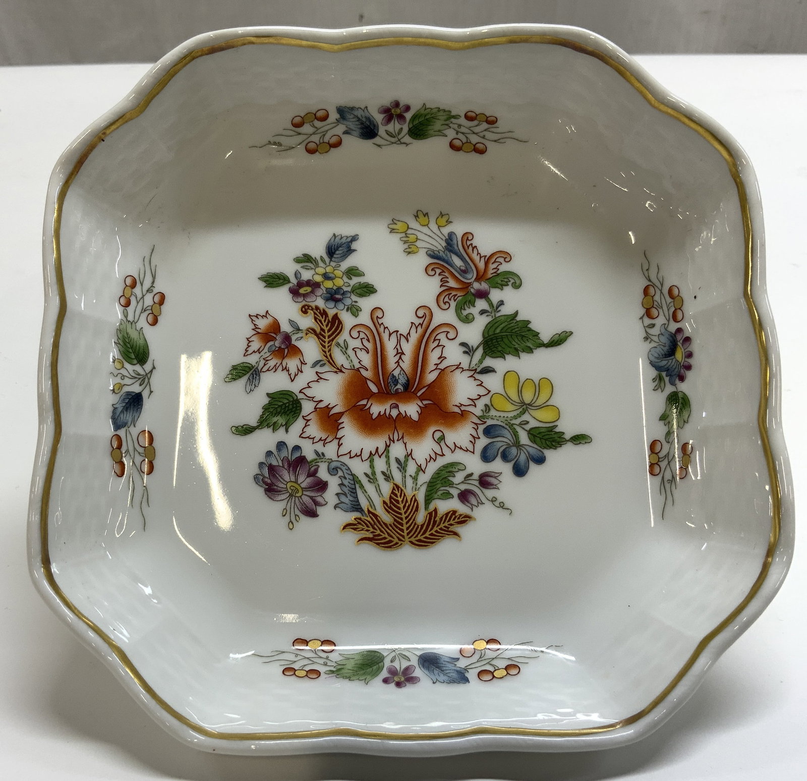 Vtg Richard Ginori Pittoria Square Dish, Italy (1 of 6)