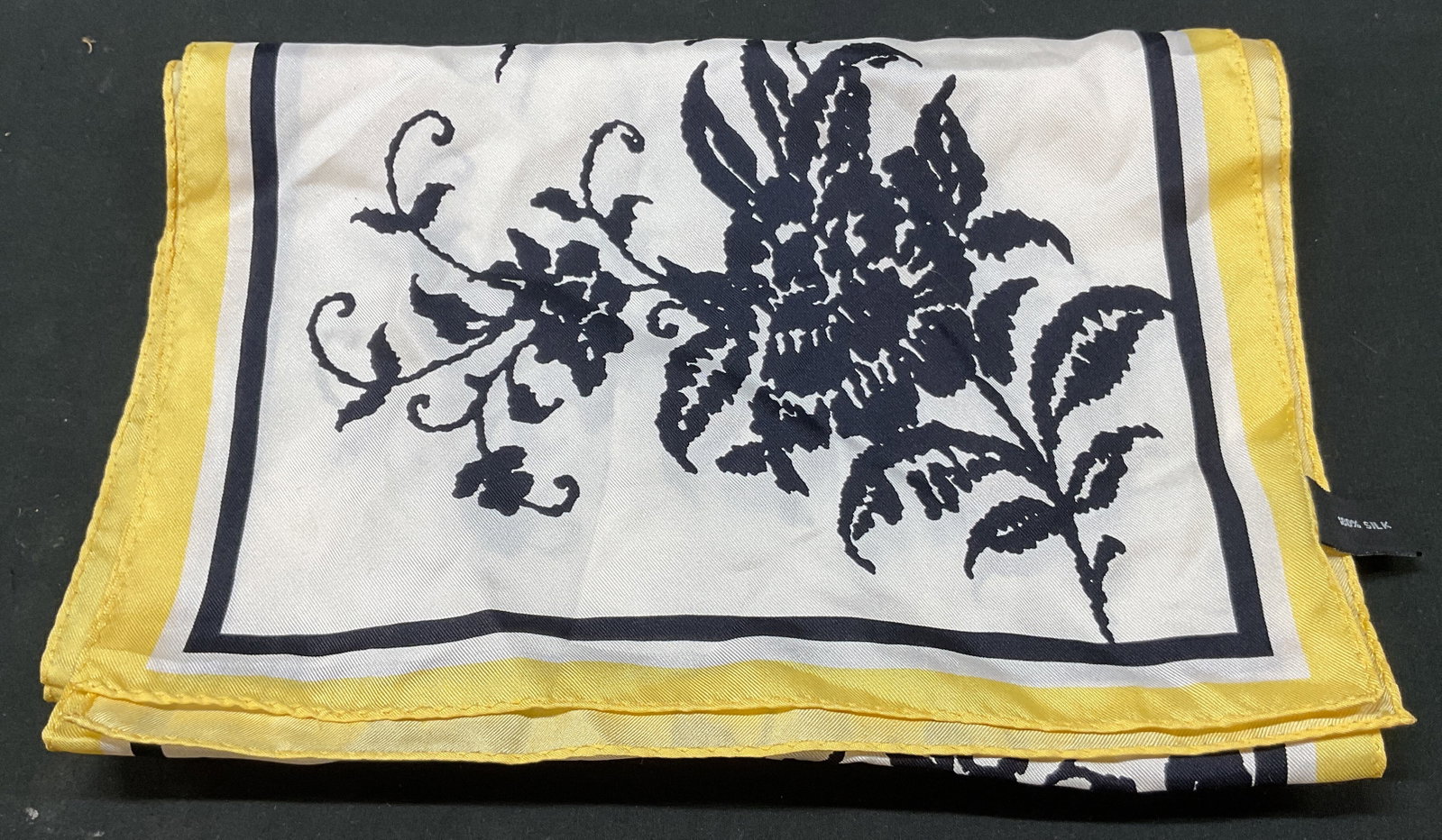 Vintage Floral Silk Scarf (1 of 7)