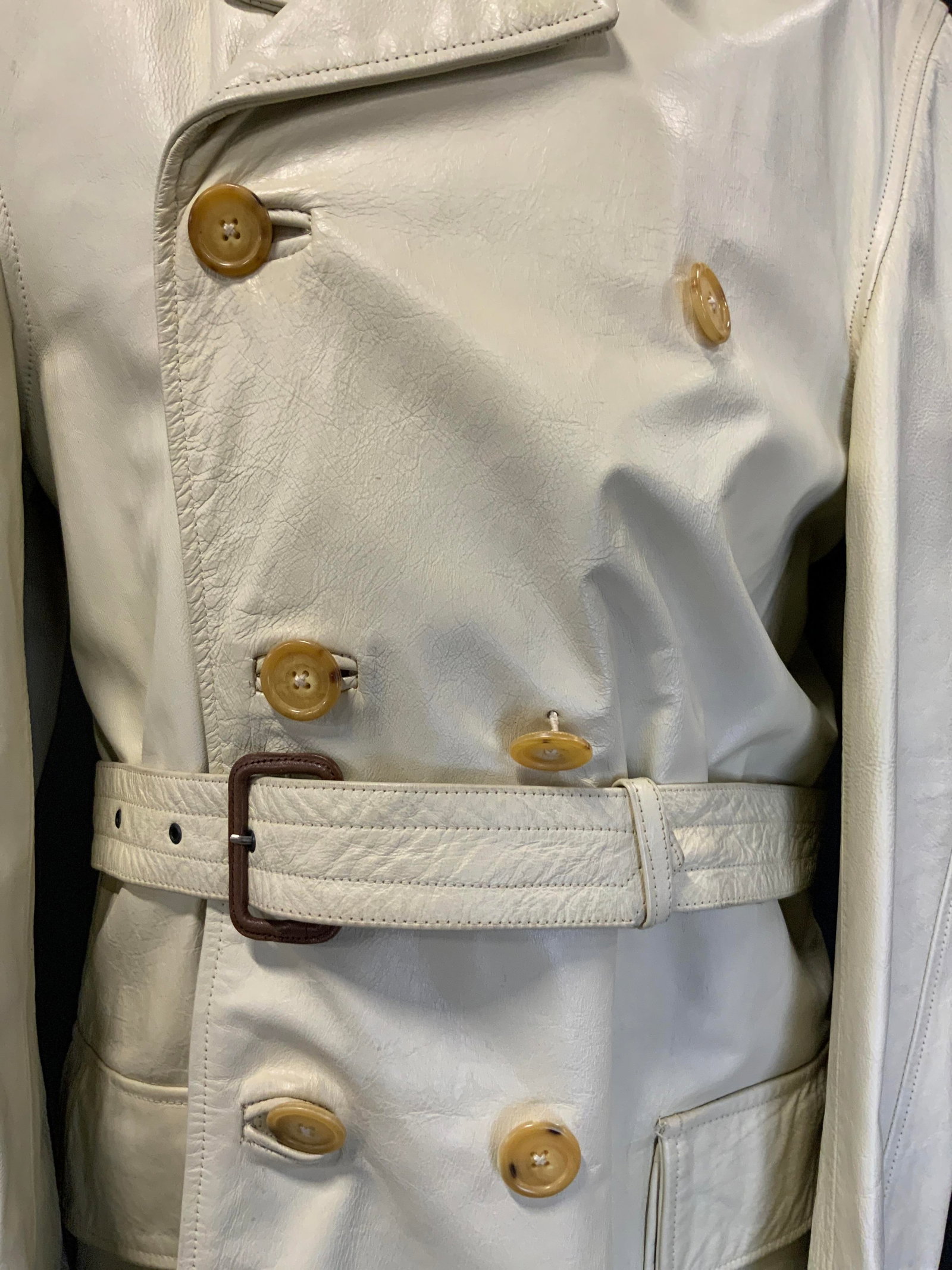 Paul Smith leather coat - 4