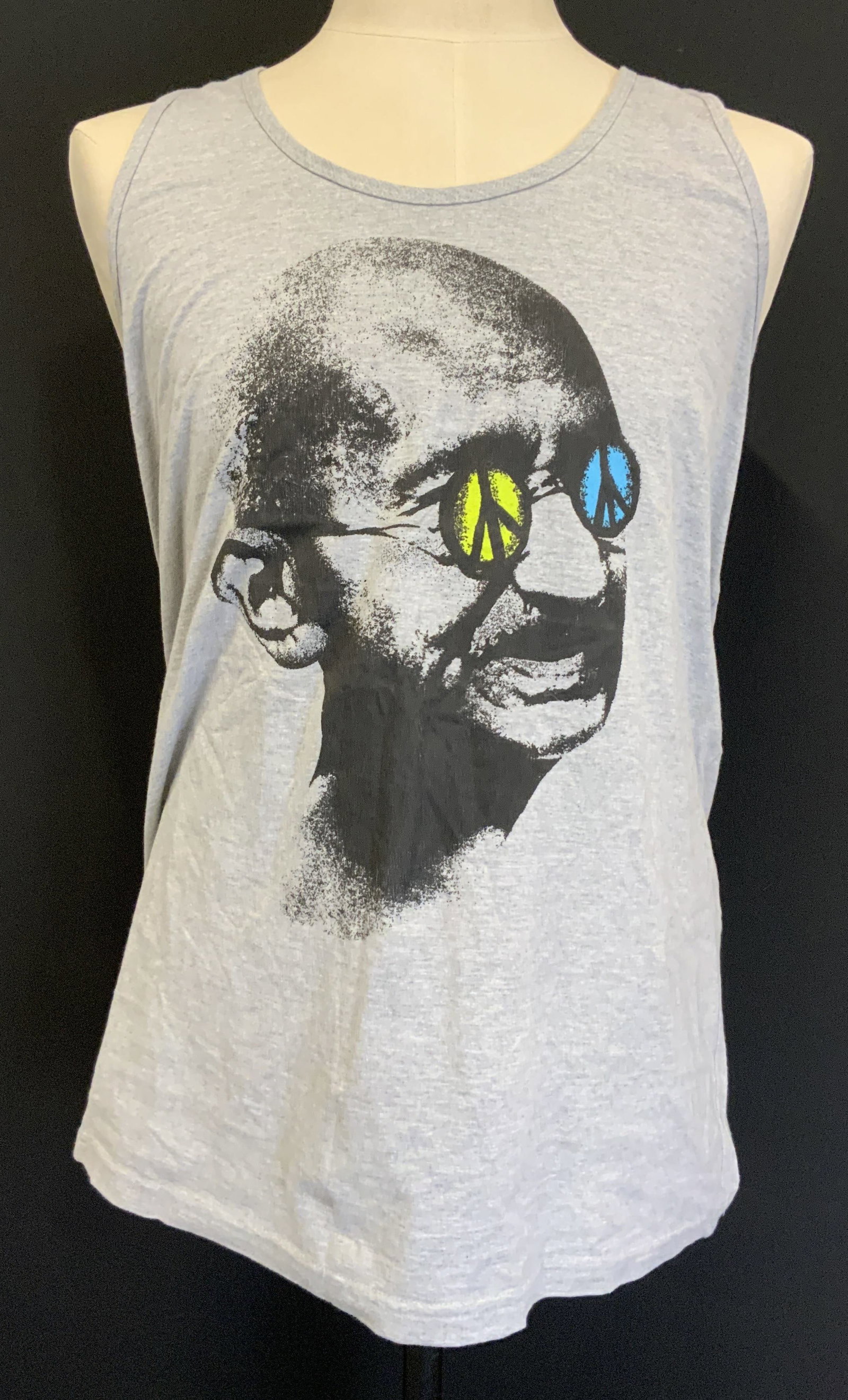 American Apparel Gahndi with sunglasses tank (1 of 6)