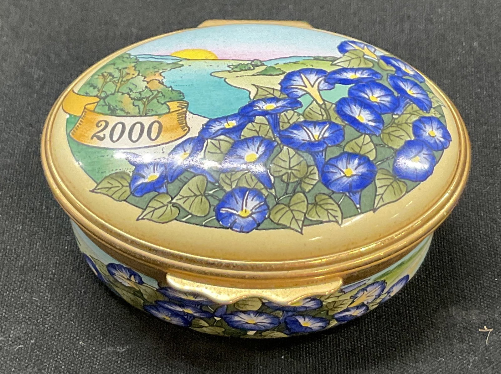 Halcyon Days Enamels Porcelain Trinket Box England (1 of 7)