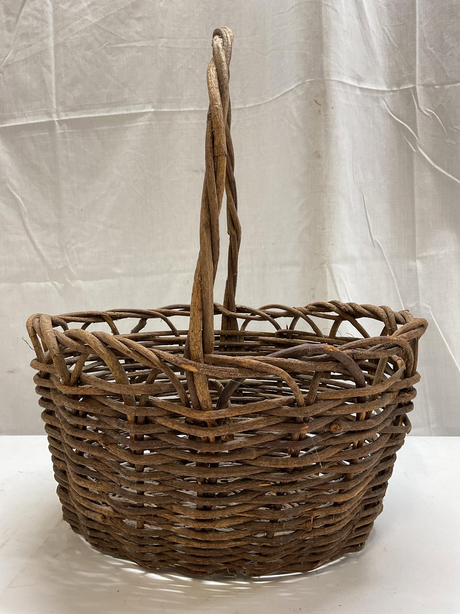Vtg. Assorted Lt5 Woven Baskets - 6
