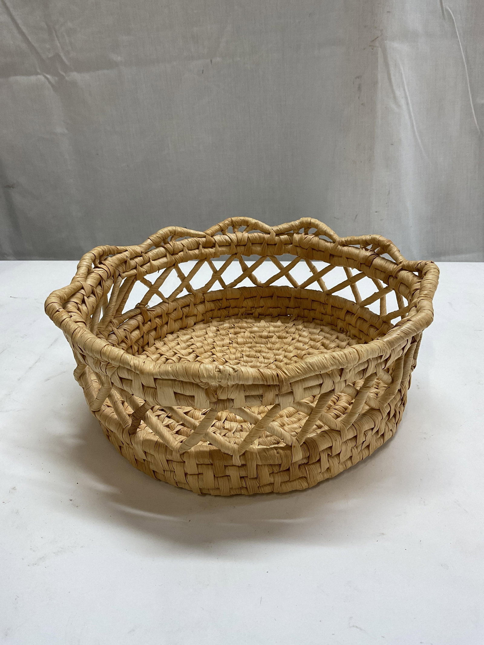 Vtg. Assorted Lt5 Woven Baskets - 8