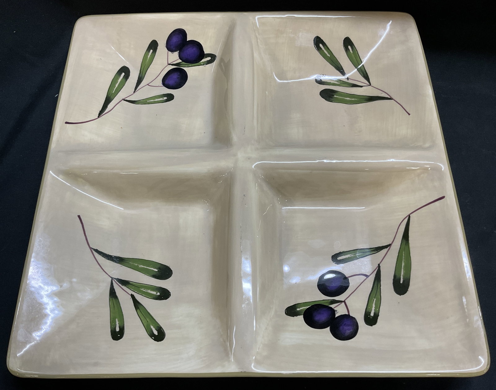 Tag Ceramic Relish Serving Tray (1 of 6)