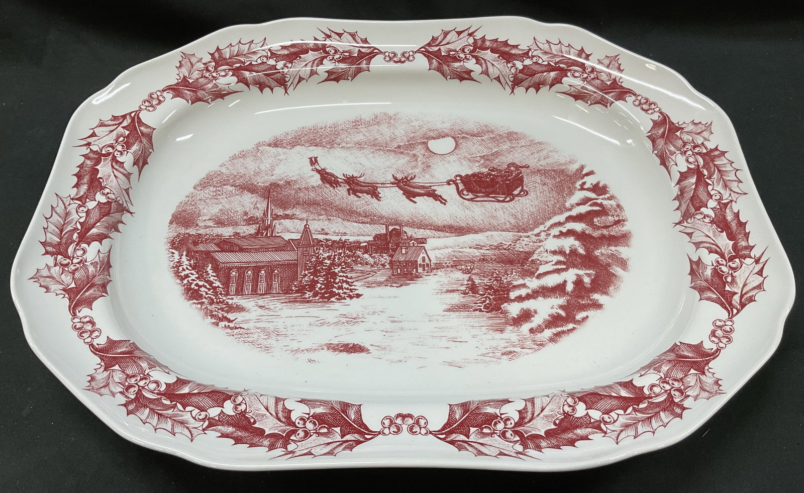 2005 Spode Williams Sonoma St. Nick Serv Pltr Eng (1 of 9)