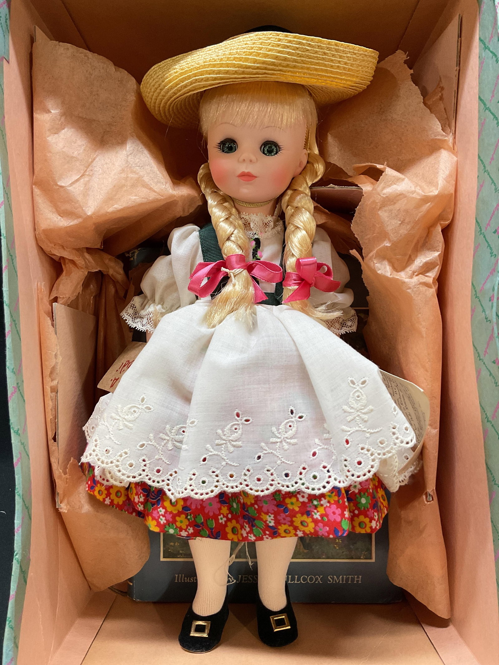 Vtg. Madame Alexander Heidi Doll c.1960s IOB+Bk (1 of 16)