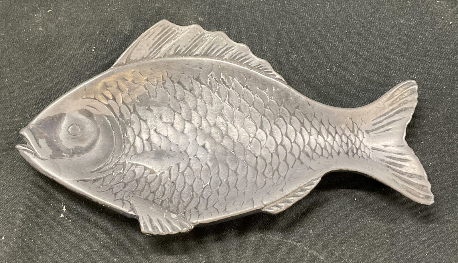 Vintage Silver Toned Metal Fish Trinket Dish (1 of 7)