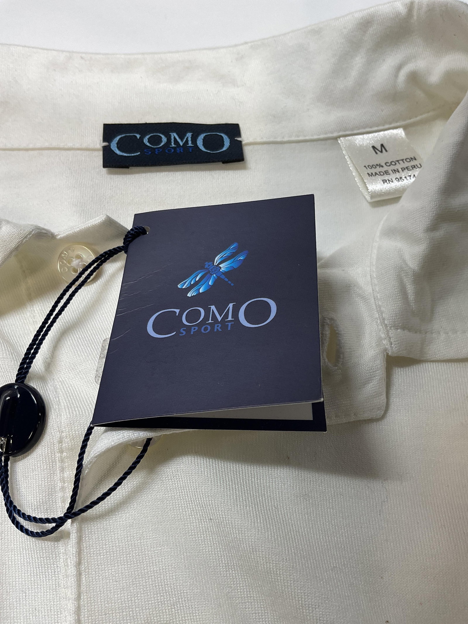 Como white polo NWT - 3