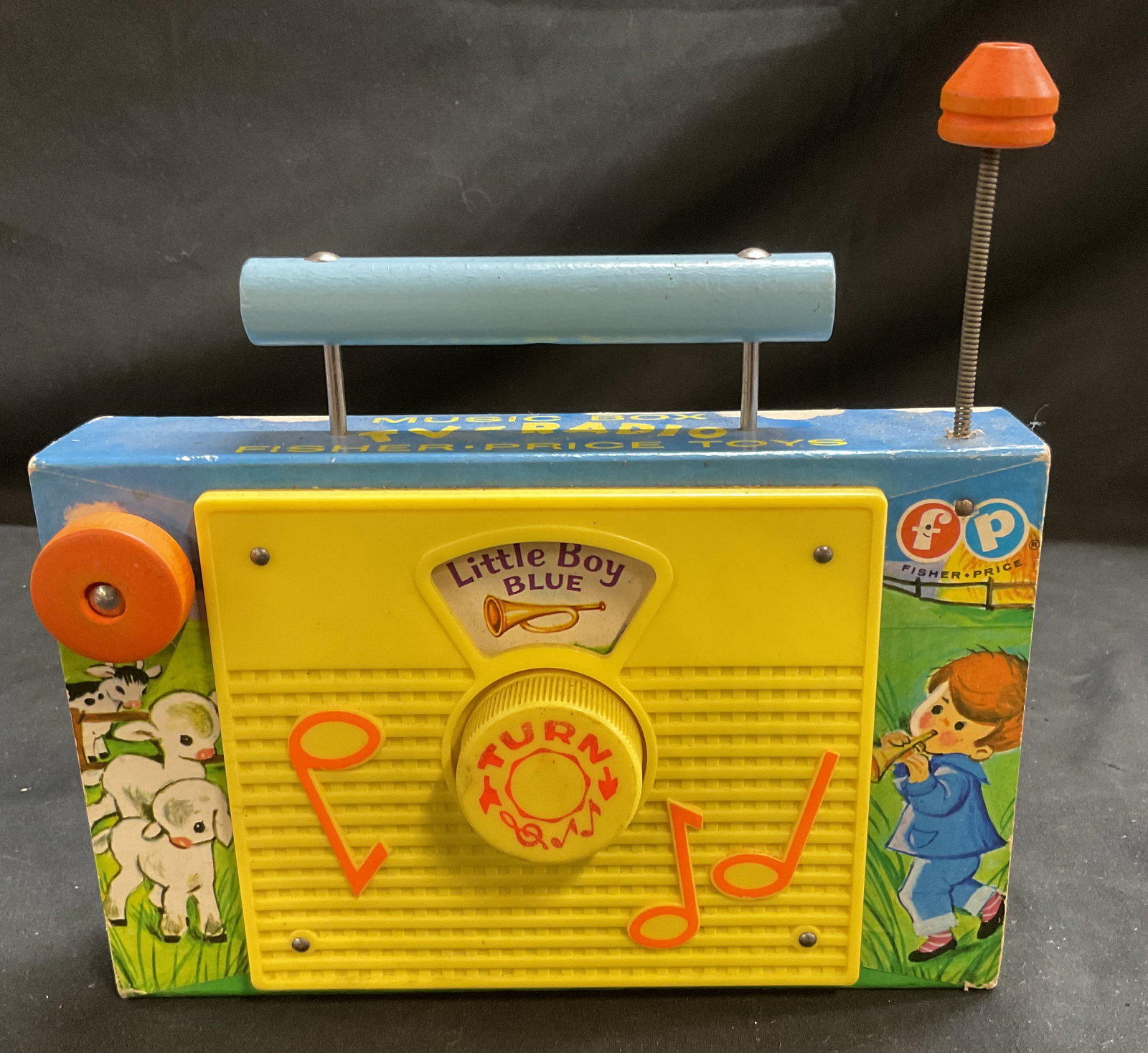 VTG 1967 Fisher-Price TV-Radio Musical Toy (1 of 8)