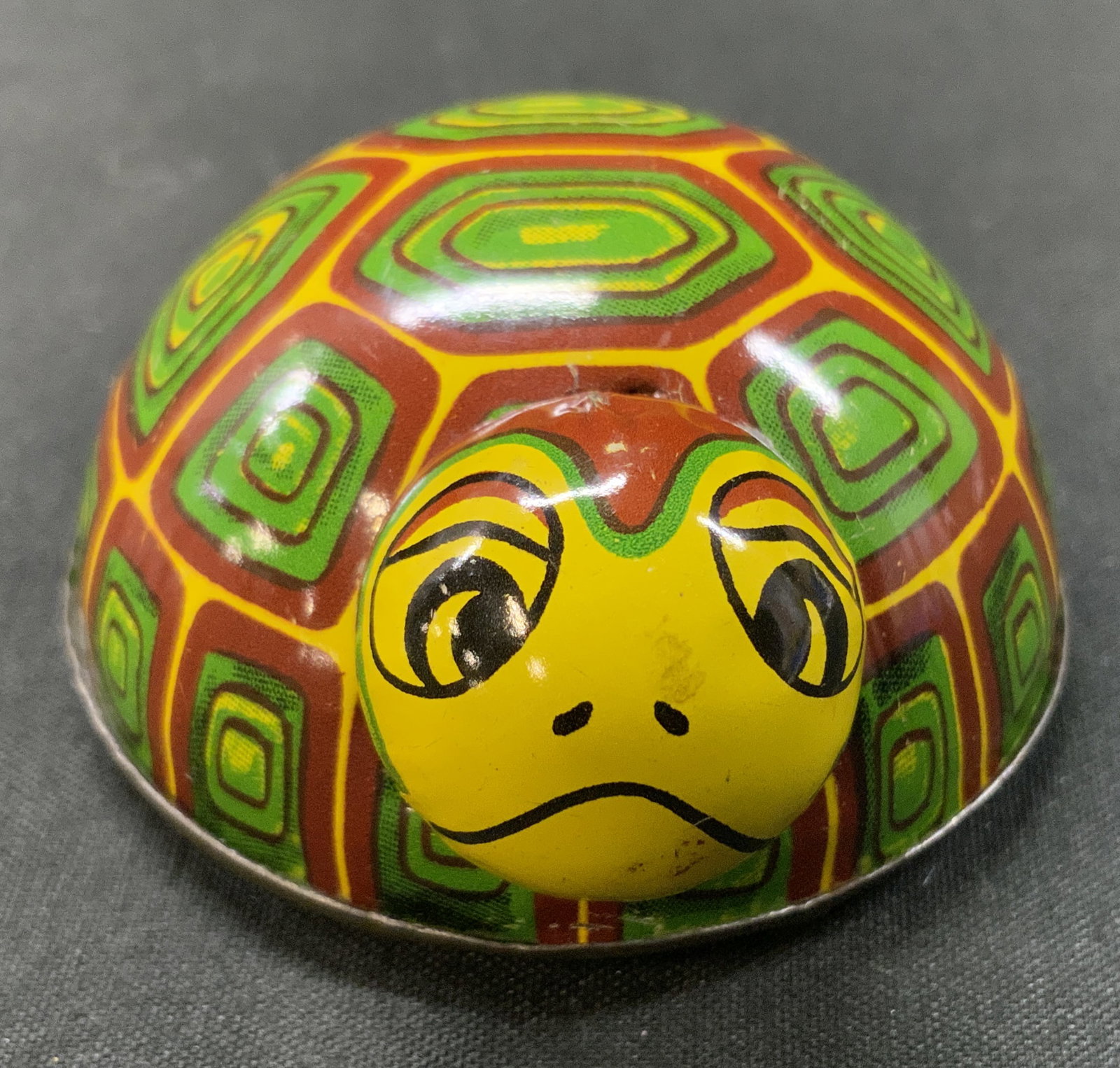 Vtg 1950s Koyo Tin Litho Turtle Toy, Japan (1 of 6)