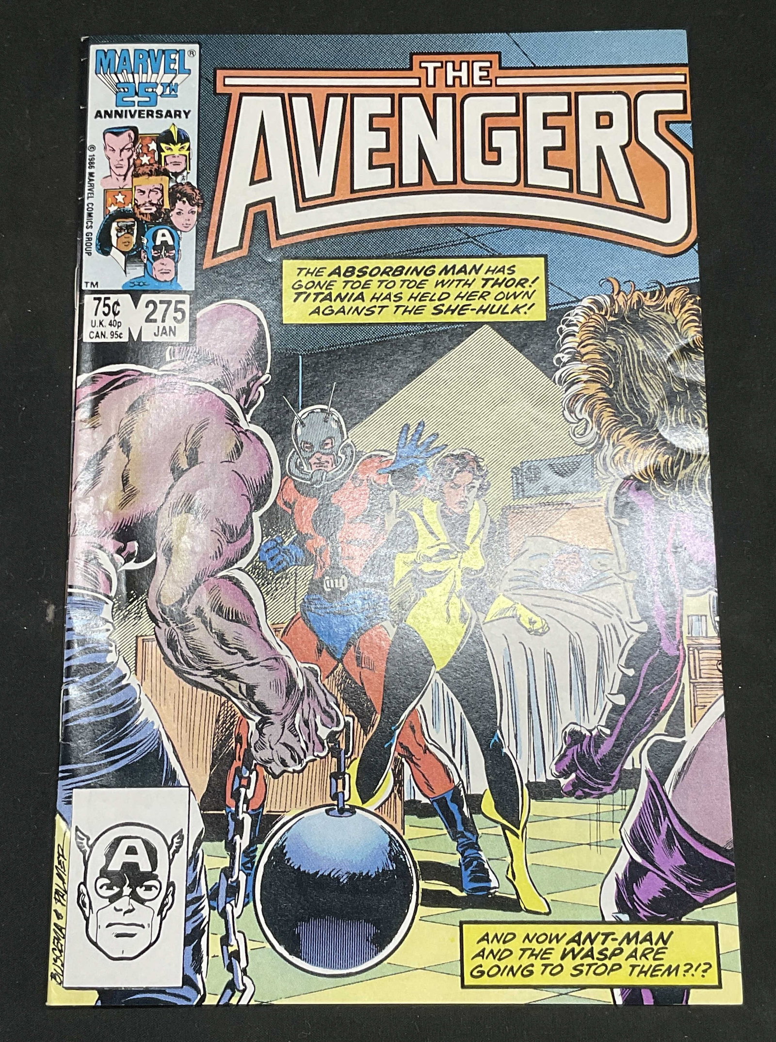 1987 Marvel The Avengers #275 Comic Book (1 of 13)