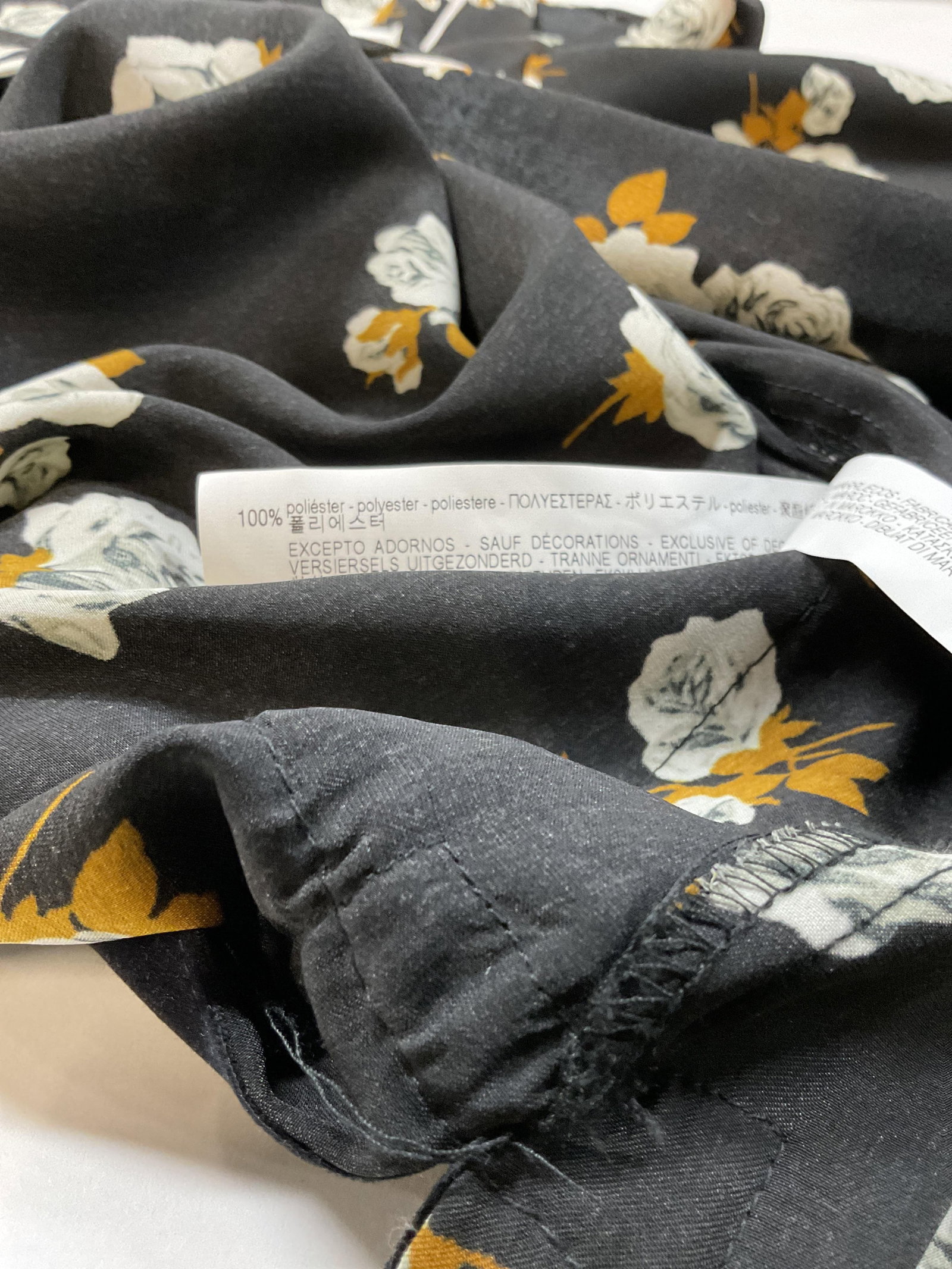 Zara basic collection floral robe - 6