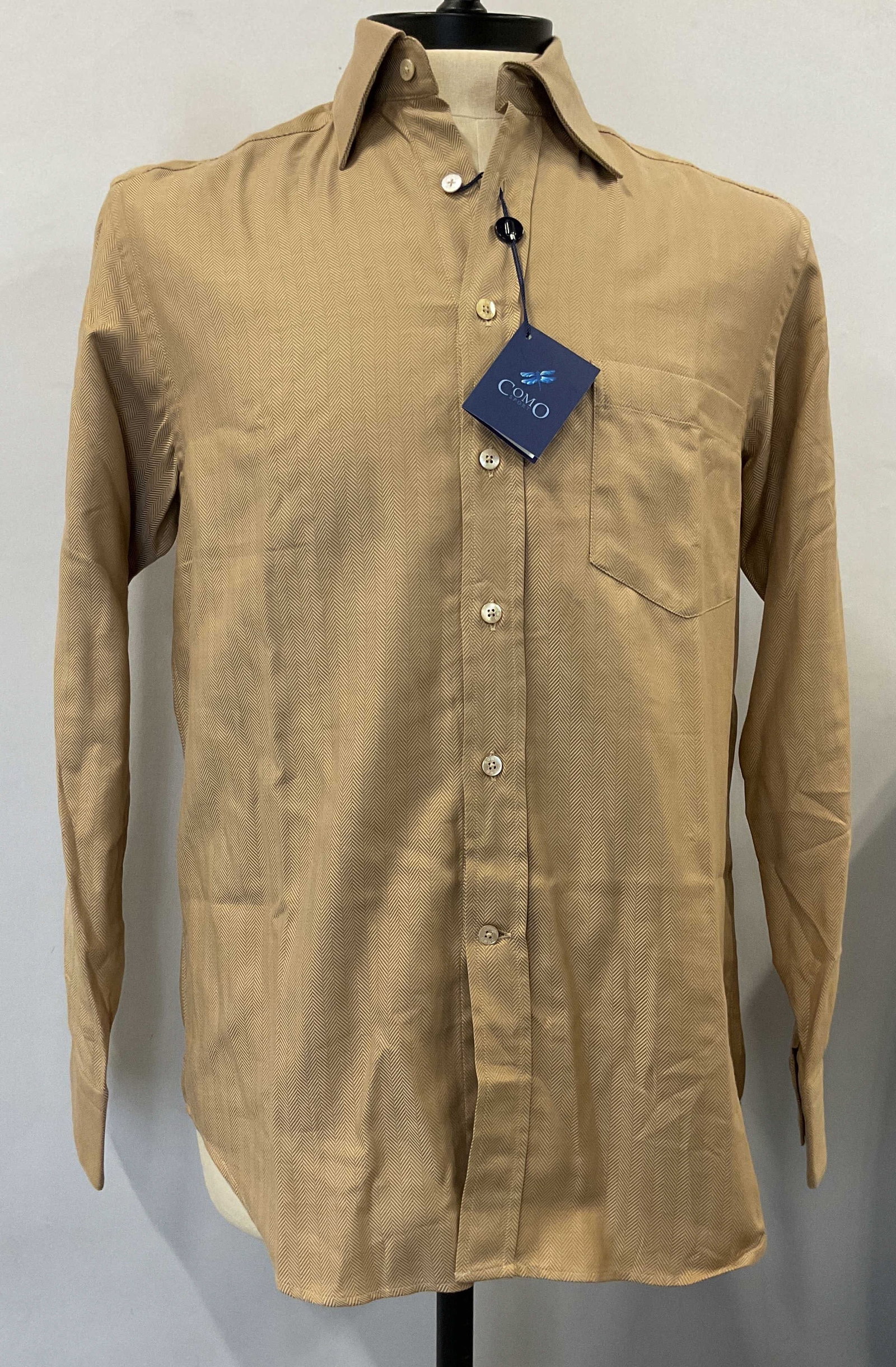 Como herringbone button down shirt NWT (1 of 6)