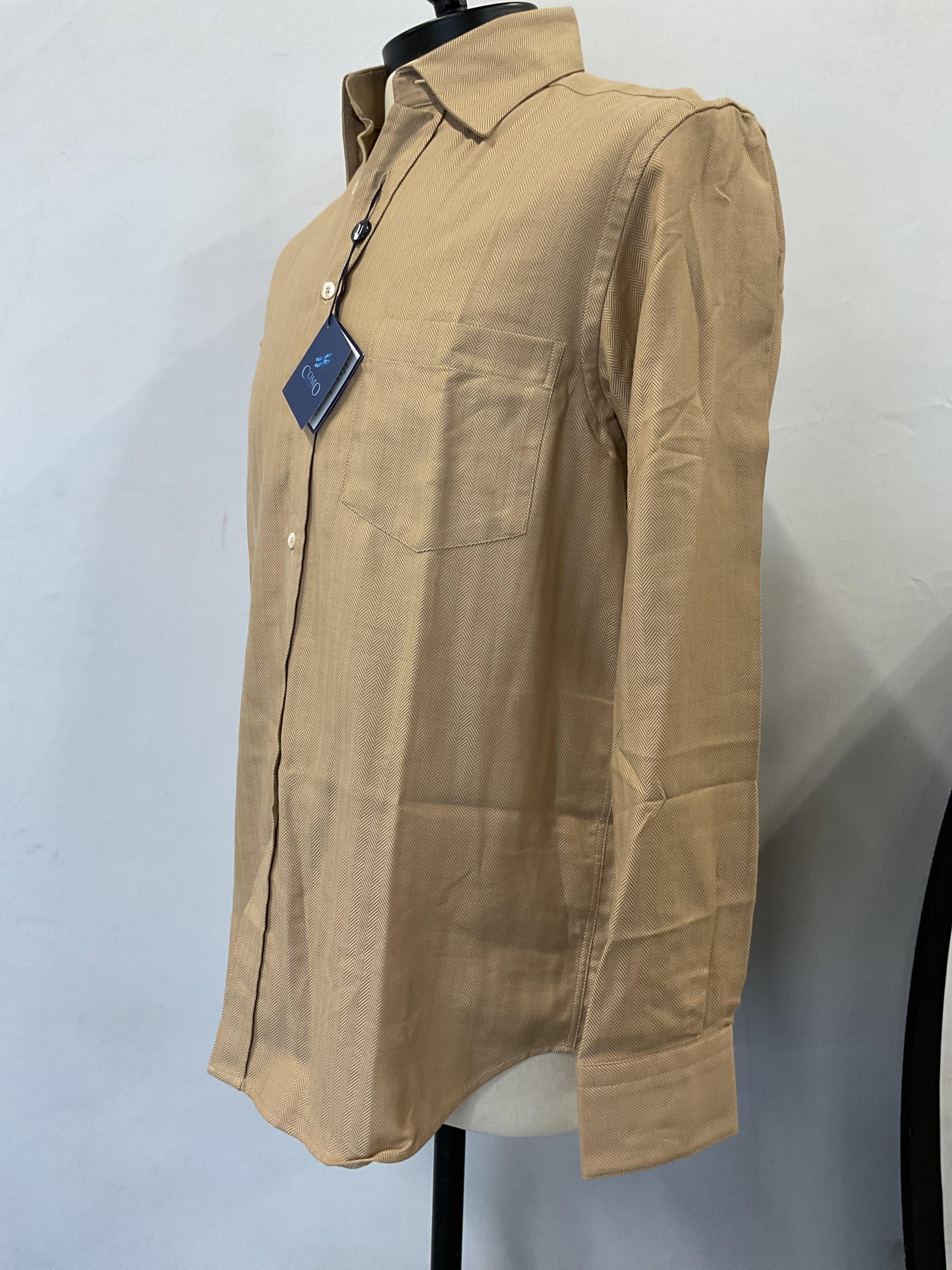Como herringbone button down shirt NWT - 2