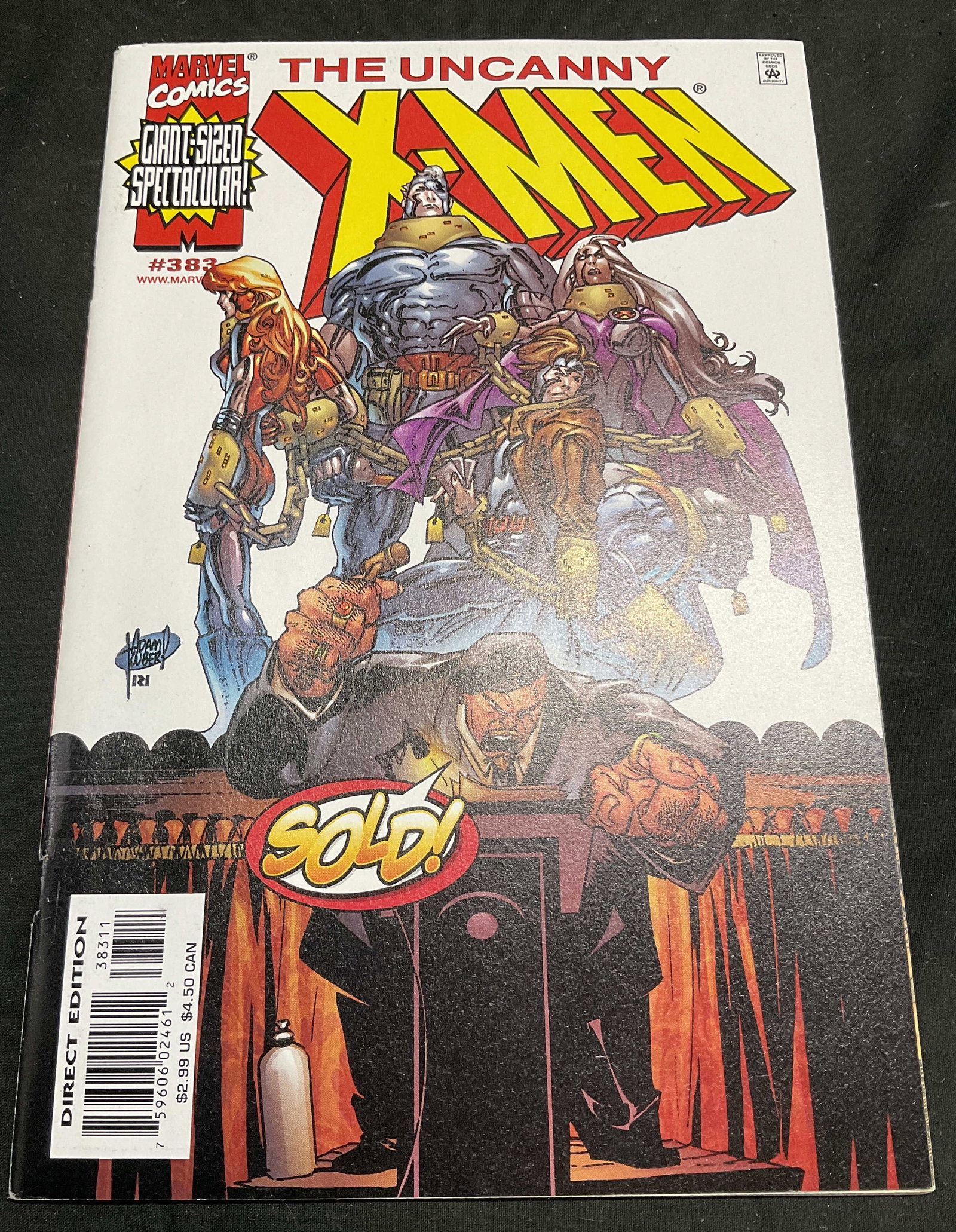 2000 Marvel The Uncanny X-Men #383 Comic Book (1 of 13)
