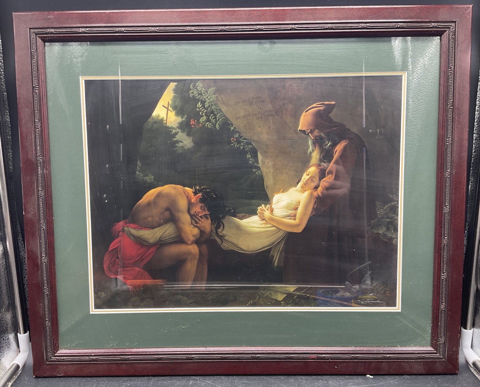 Roussy Trioson Entombment of Atala Lithograph