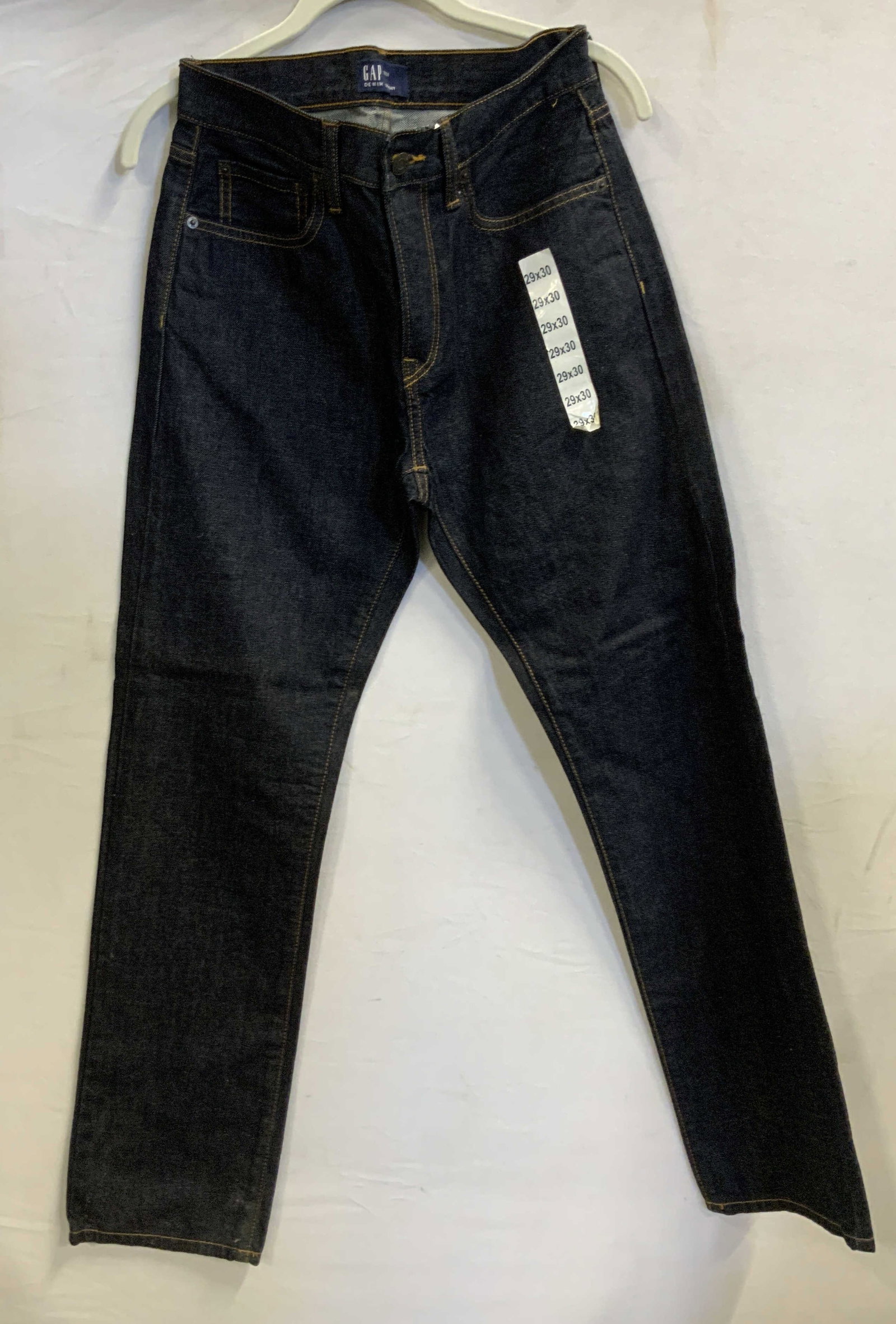 Gap cotton straight leg dark wash jeans. NWT (1 of 6)
