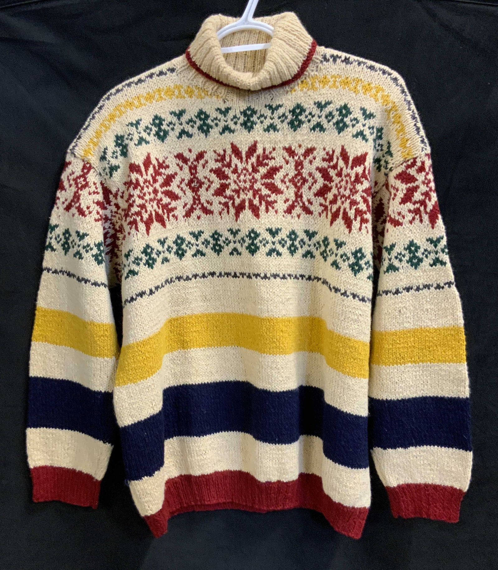 Ralph Lauren wool and silk hand knit sweater (1 of 6)
