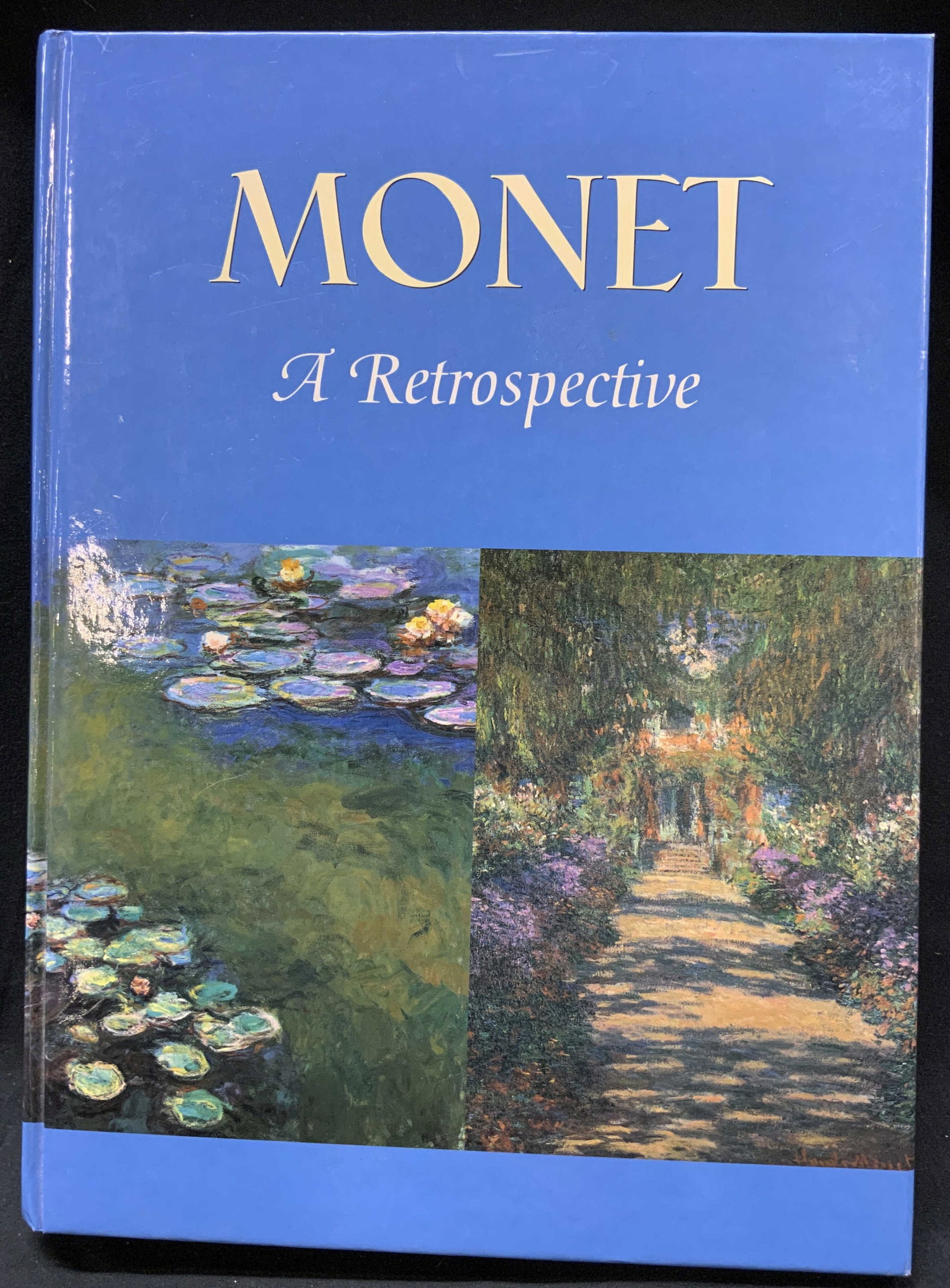 Vtg 1985 Monet: A Retrospective Art Illus. Bk: Vintage 1985 Monet: A Retrospective. Hardcover illustrated book. Published by Beaux Art Editions. Edited by Charles F. Stuckey. Life and career of French Artist Claude Monet. 387pgs. Measures approx. 