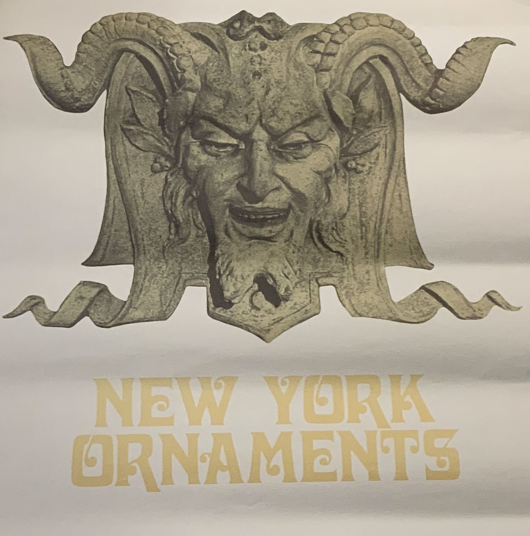 1974 The Brooklyn Museum NY Ornaments Poster