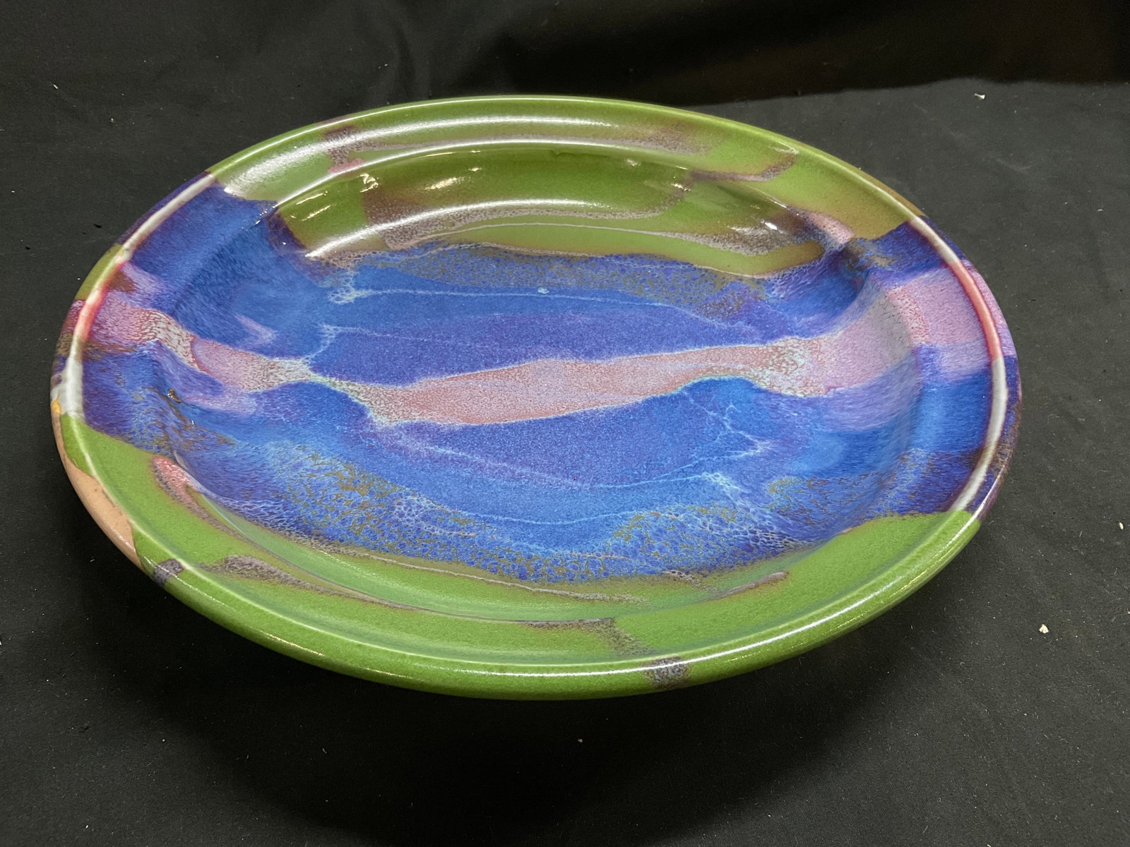 SIGNED Studio Art Pottery Serving Platter - 2
