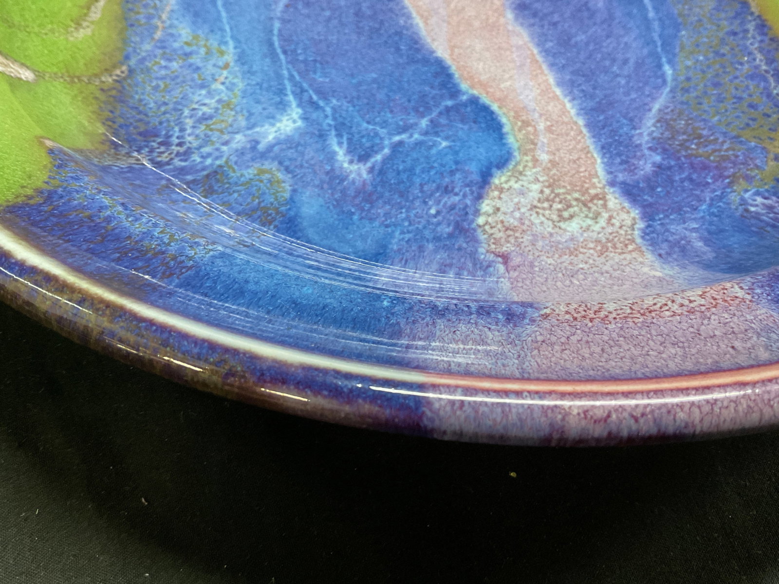 SIGNED Studio Art Pottery Serving Platter - 4
