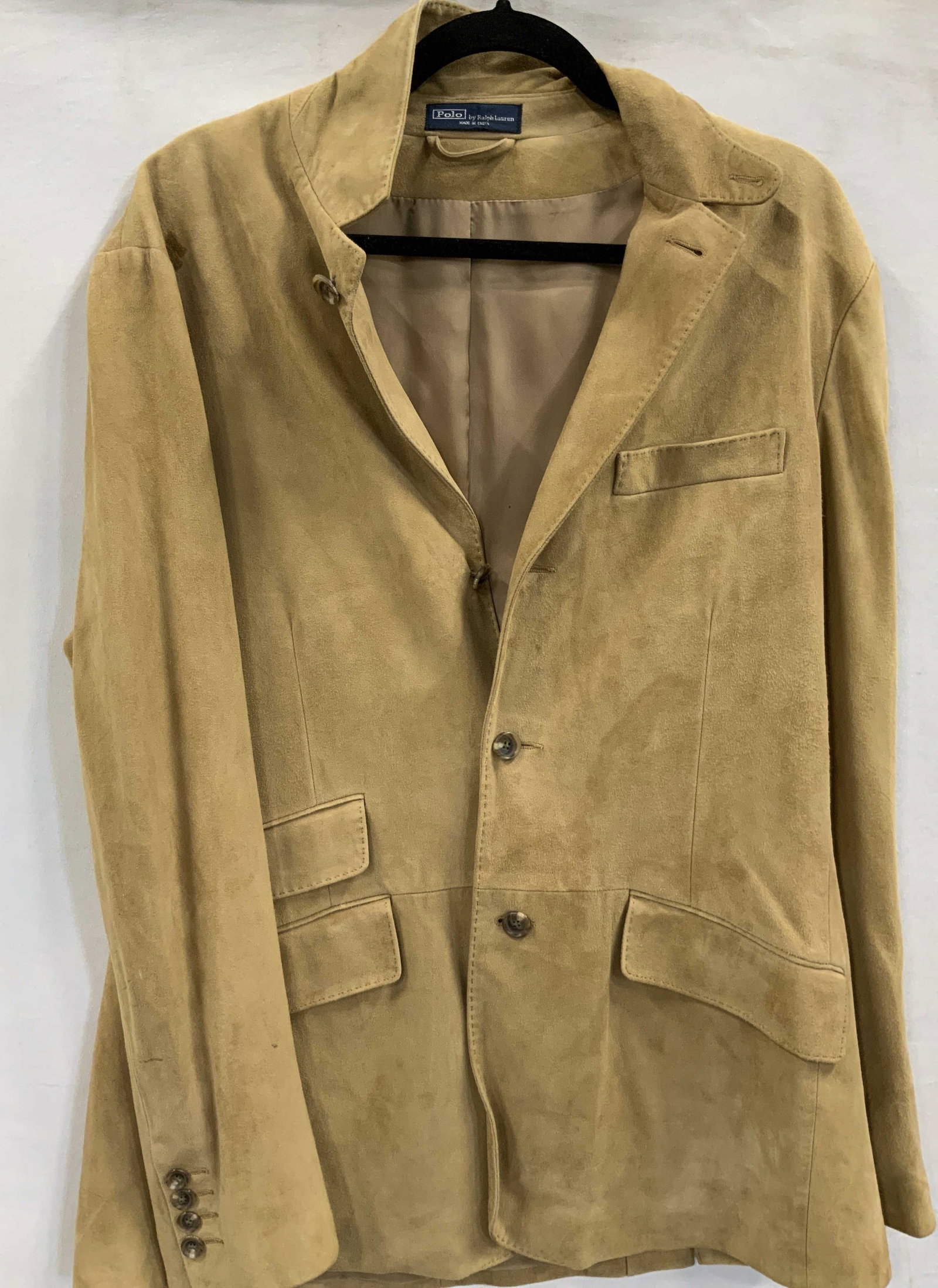 Polo Ralph Lauren suede 100% leather jacket (1 of 7)