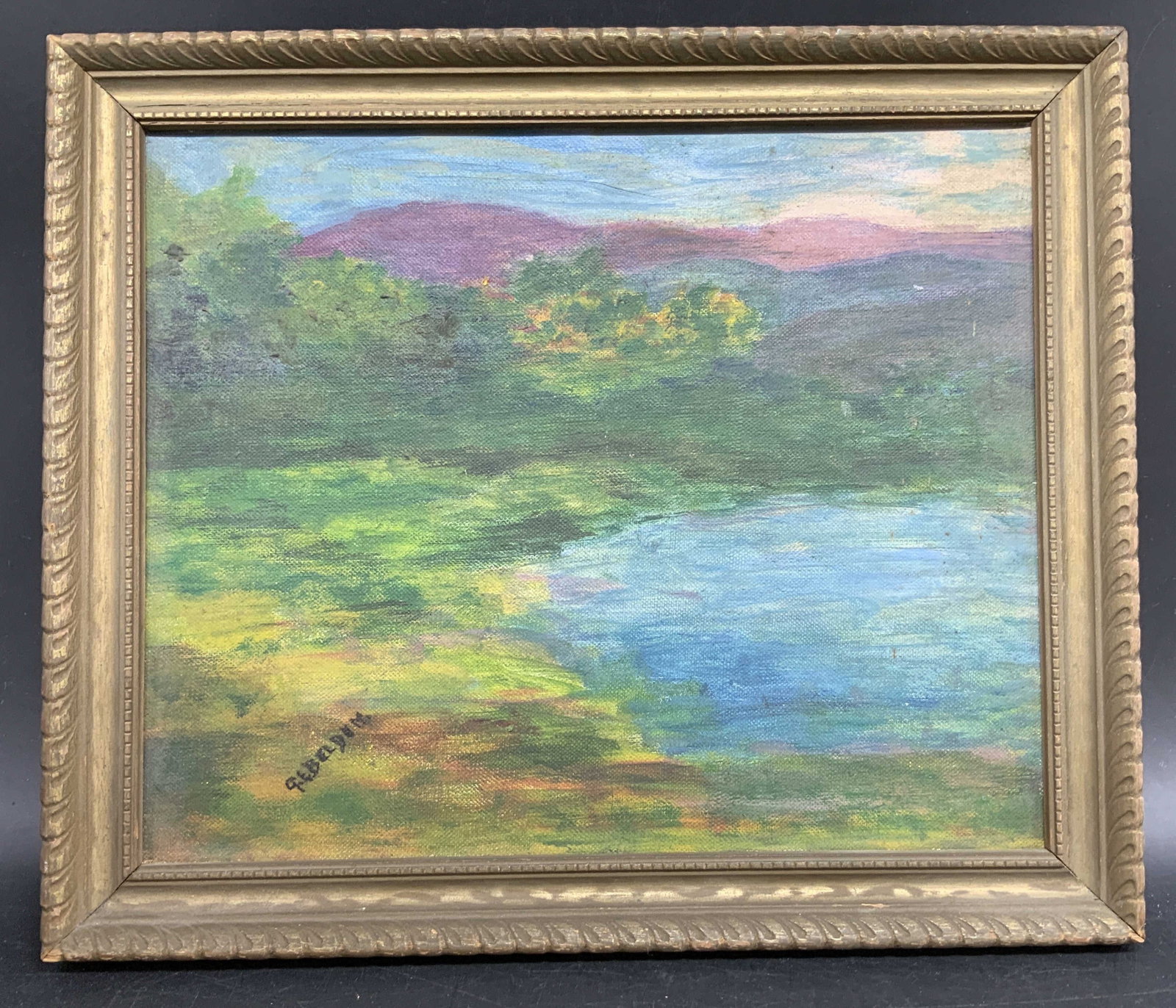Signed 20th C Oil Painting English Landscape (1 of 9)