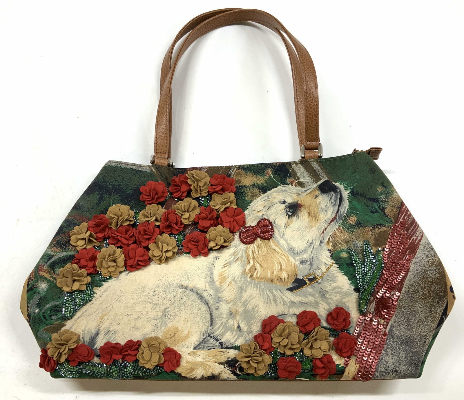 Isabella Fiore Dog Themed Handbag