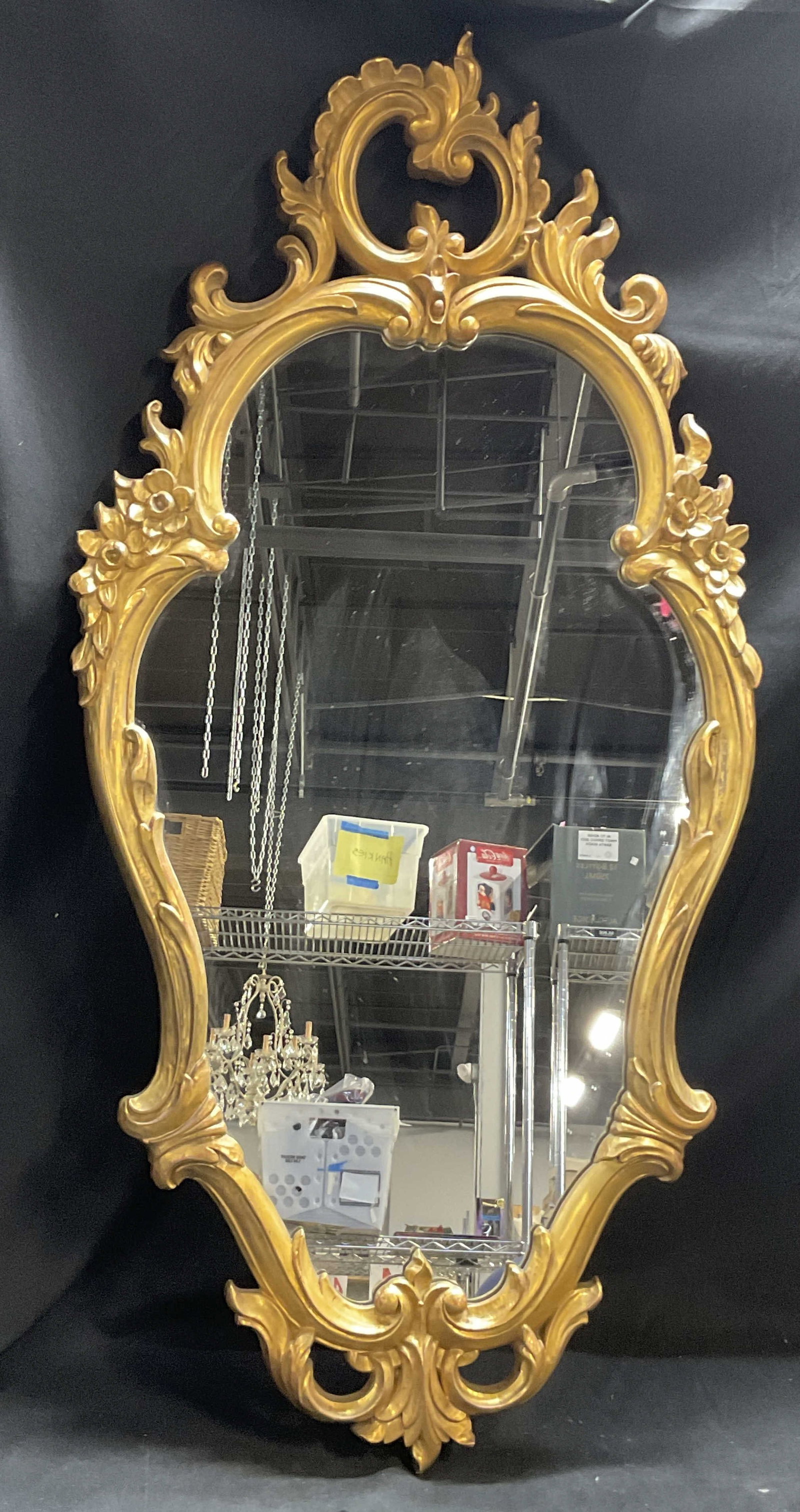 1967 Syroco Inc Hollywood Reg Gilded Sty Mirror (1 of 7)