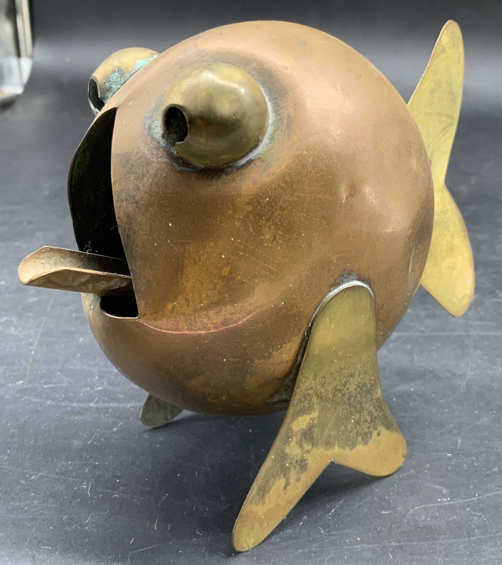 MCM Napier Copper and Brass Fish Sculpture (1 of 12)