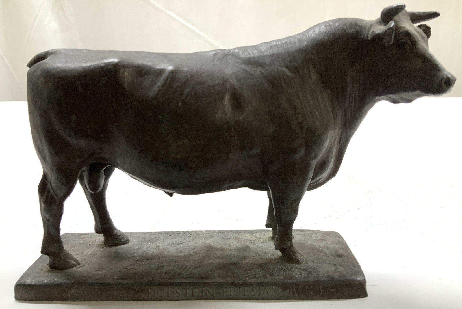 G, Kawamura Bronze Cow Sculpture 1969