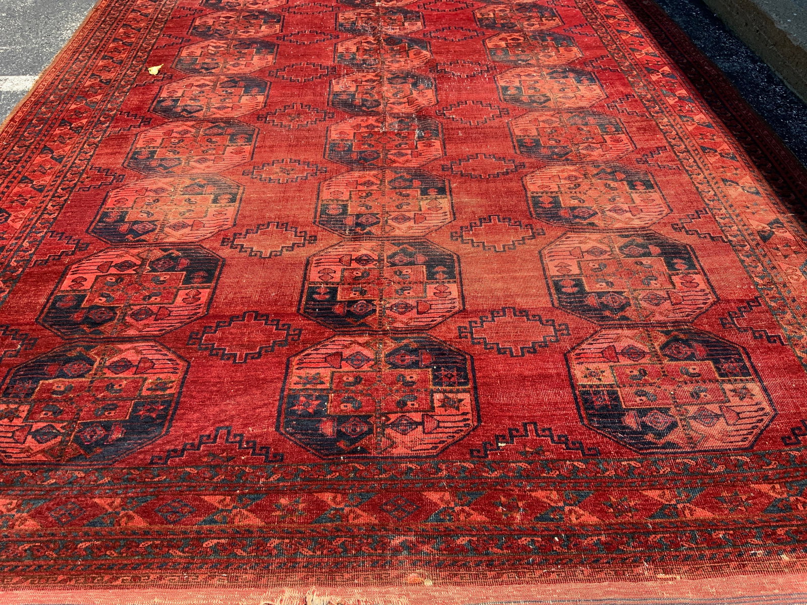 Handmade Afghan Ersari Rug (1 of 8)
