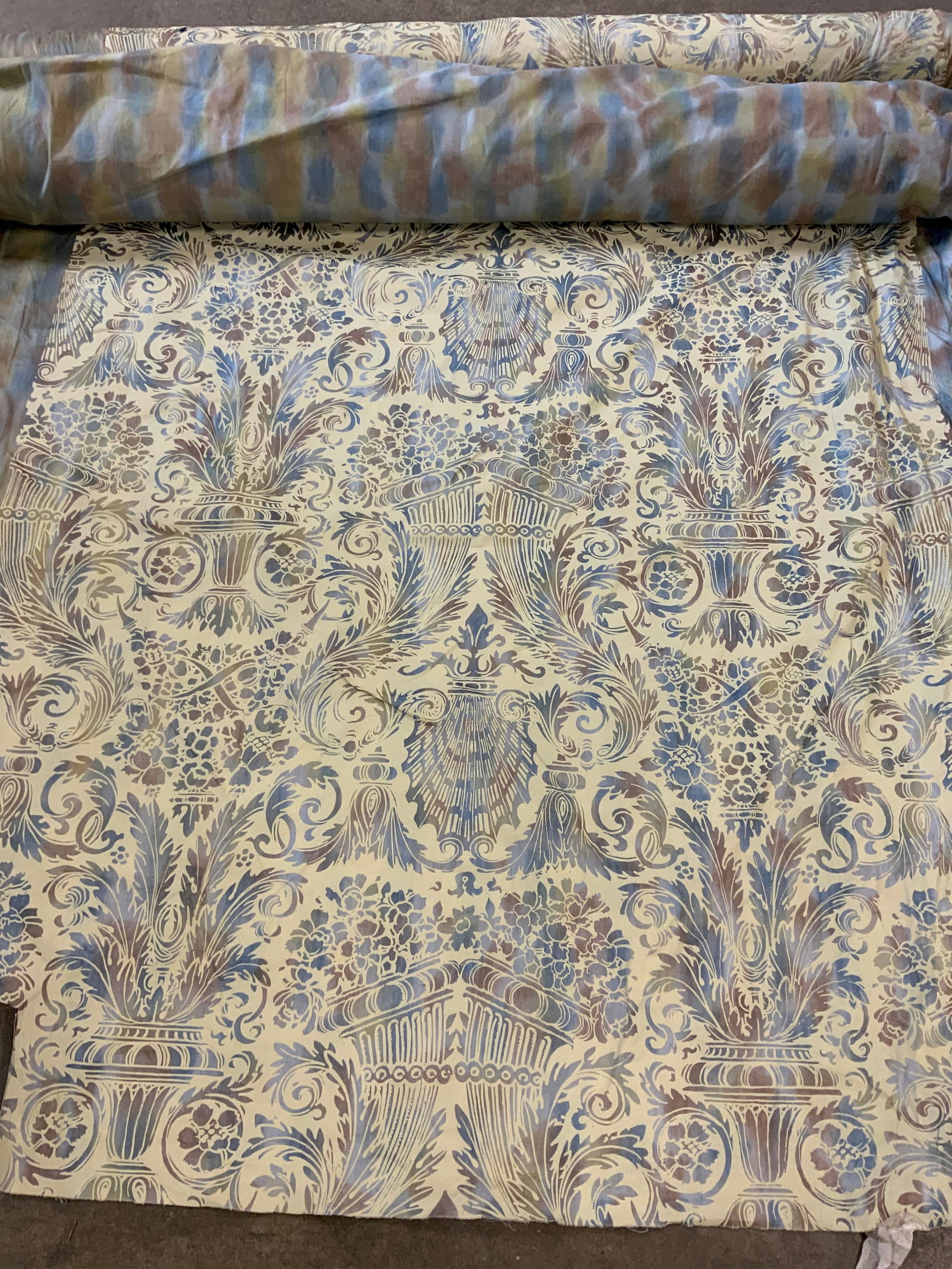 2 Large Bolts Fortuny Style Fabrics