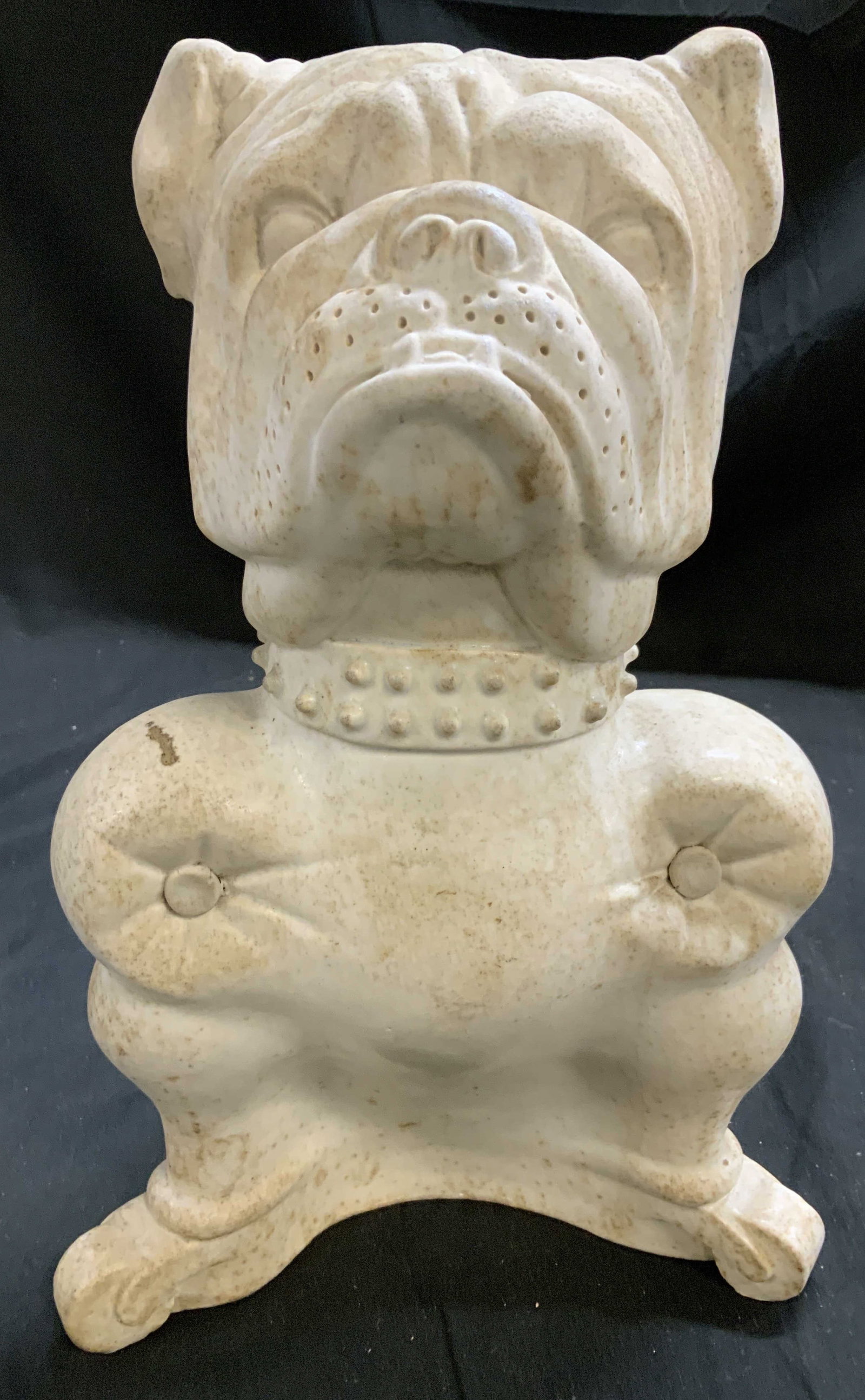 Vintage Ceramic Bull Dog Figural