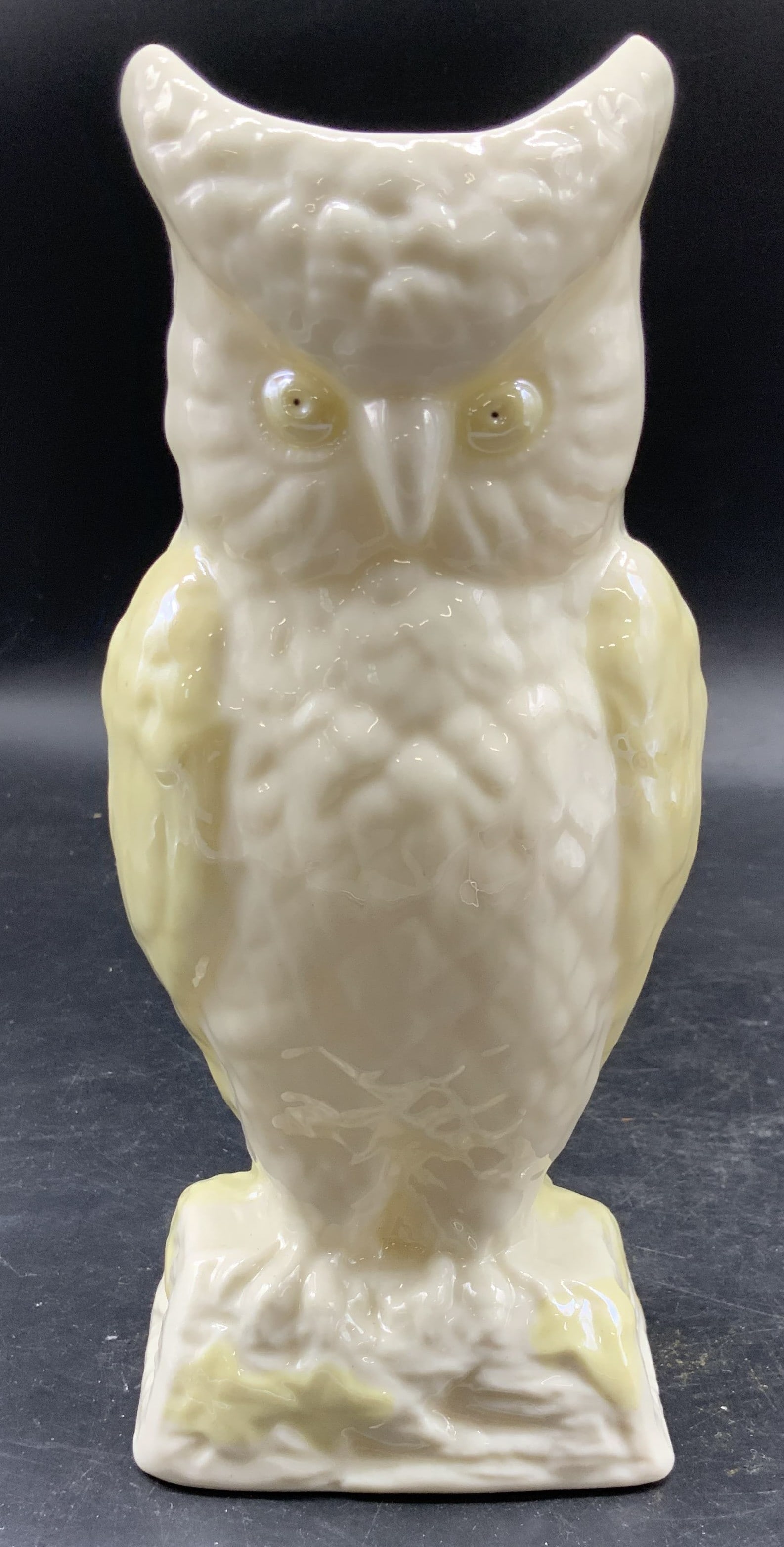 Belleek Porcelain Owl Figural Vase, Ireland