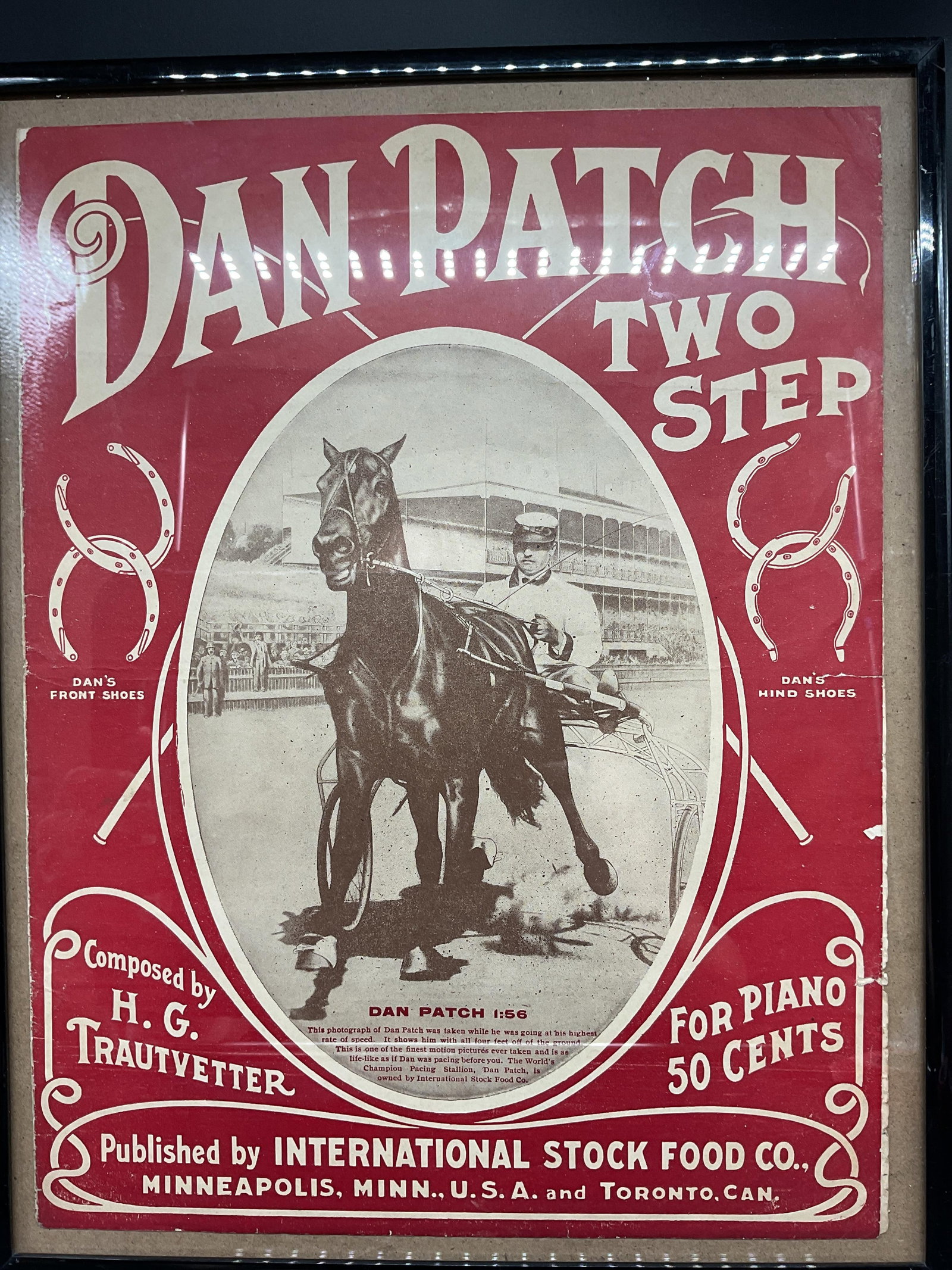 Antq Dan Patch Two Step Advertisement - 2