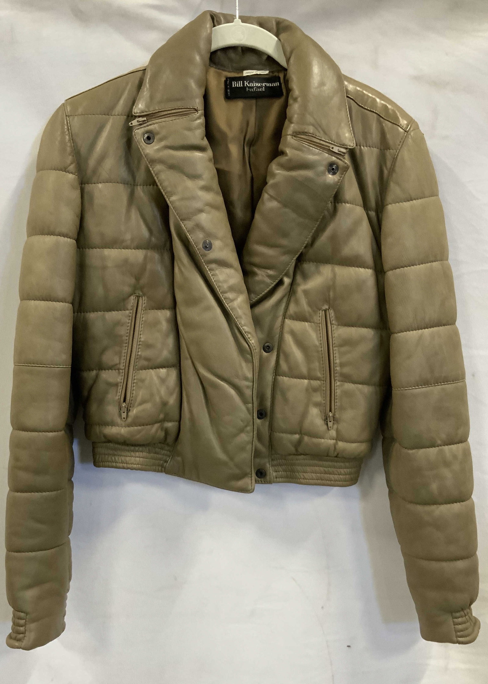 Bill Kaiserman Rafael leather puffer jacket, Italy (1 of 6)